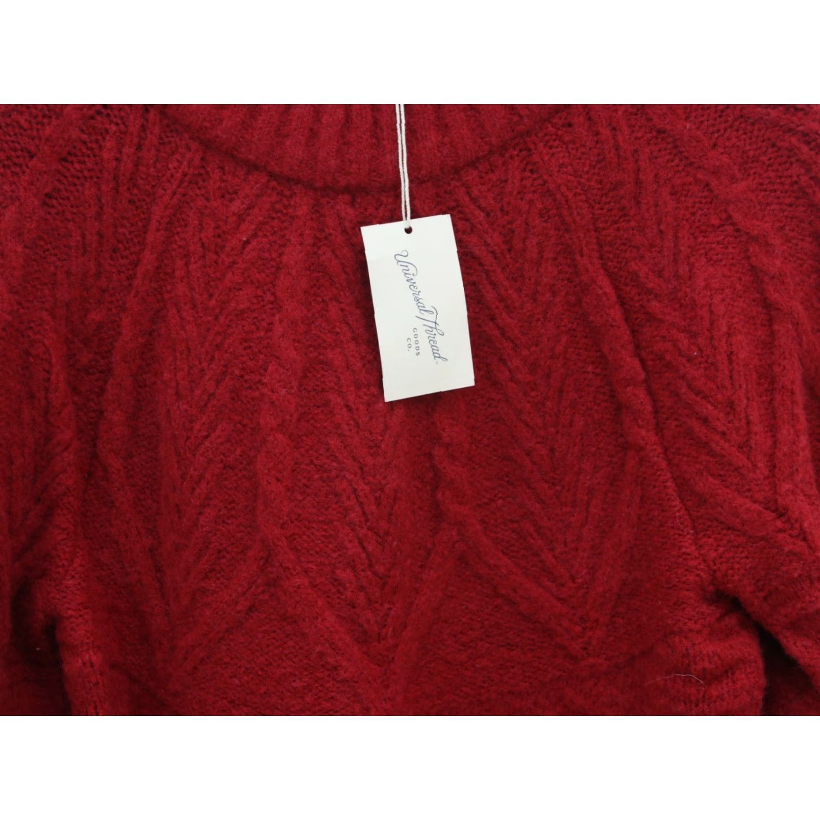 Vintage Universal Thread Sweater Womens Long Sleeves Red Pullover Warm Size S NWT Size S / US 4 / IT 40 - 3 Thumbnail
