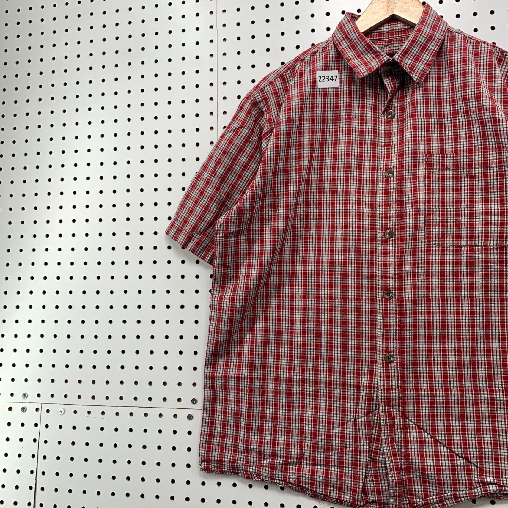 Vintage RedHead Shirt Mens Medium Red White Check Plaid Button Pocket Short Sleeve 23x29 Size US M / EU 48-50 / 2 - 3 Thumbnail