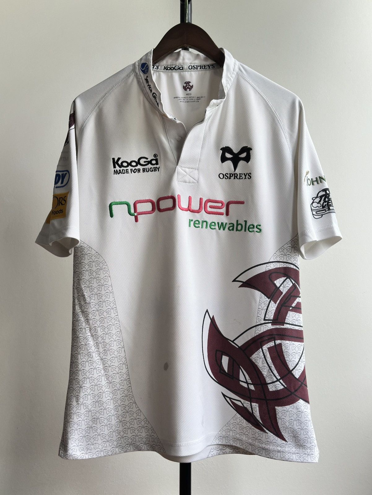 Vintage VINTAGE KOOGA OSPREYS 2008/09 AWAY RUGBY JERSEY Size US M / EU 48-50 / 2 - 1 Thumbnail