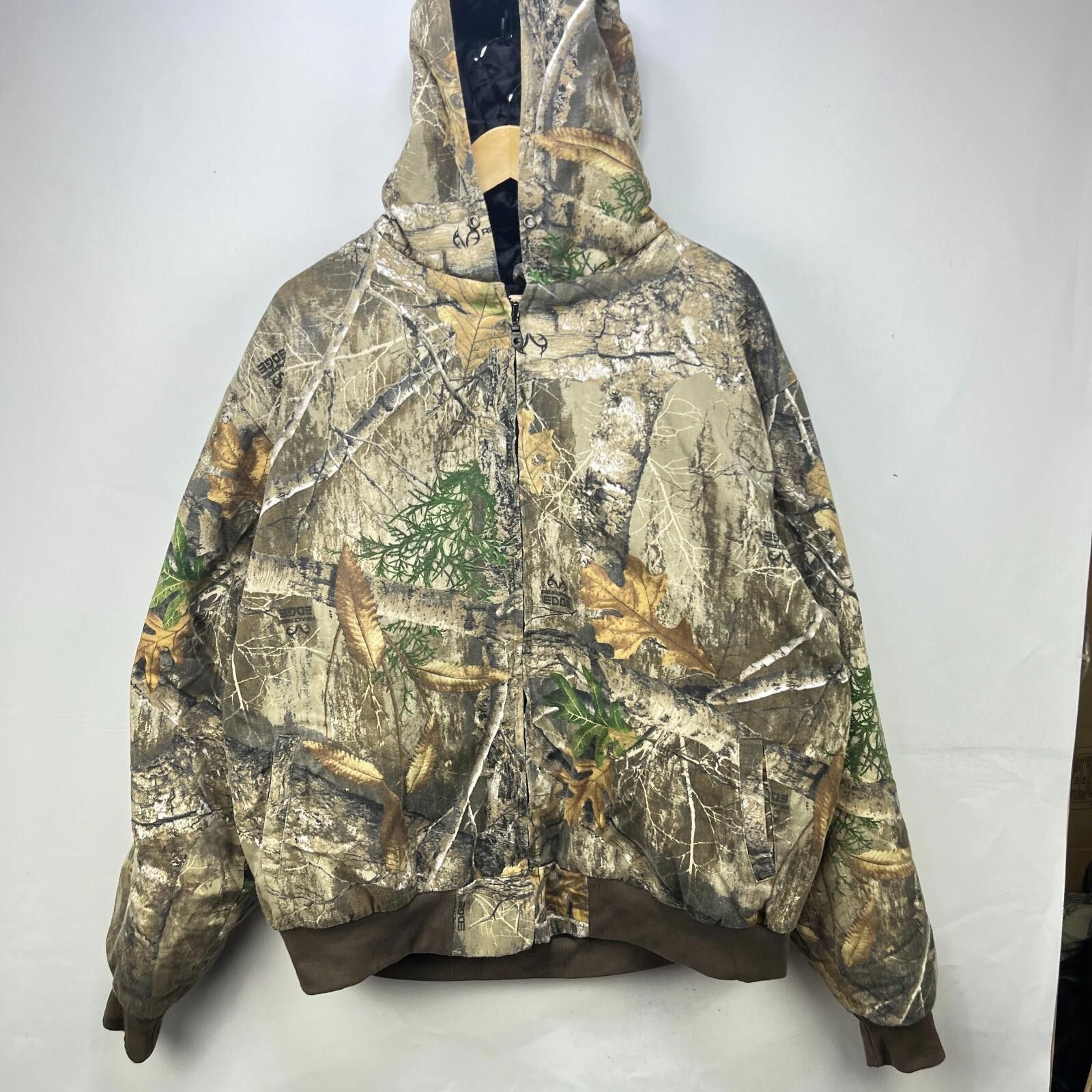Realtree Vintage Realtree Camo Y2K Quilted Hooded Zip-Up Jacket 2XL Size ONE SIZE - 1 Thumbnail