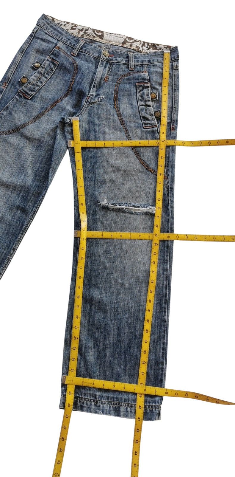 Jean Leopard Baggy Jeans Size US 34 / EU 50 - 11 Thumbnail
