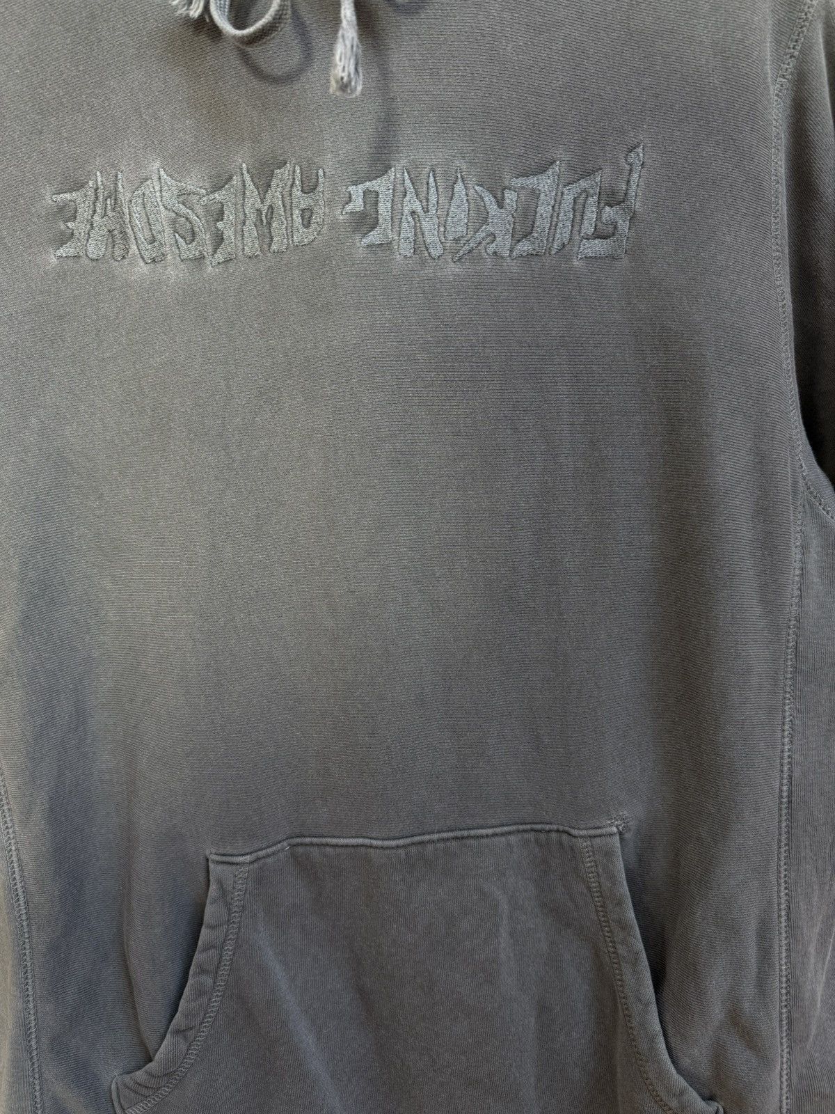 Fucking Awesome Pigmented Pepper Inverted Logo Hoodie (embroidered) Size US M / EU 48-50 / 2 - 7 Thumbnail
