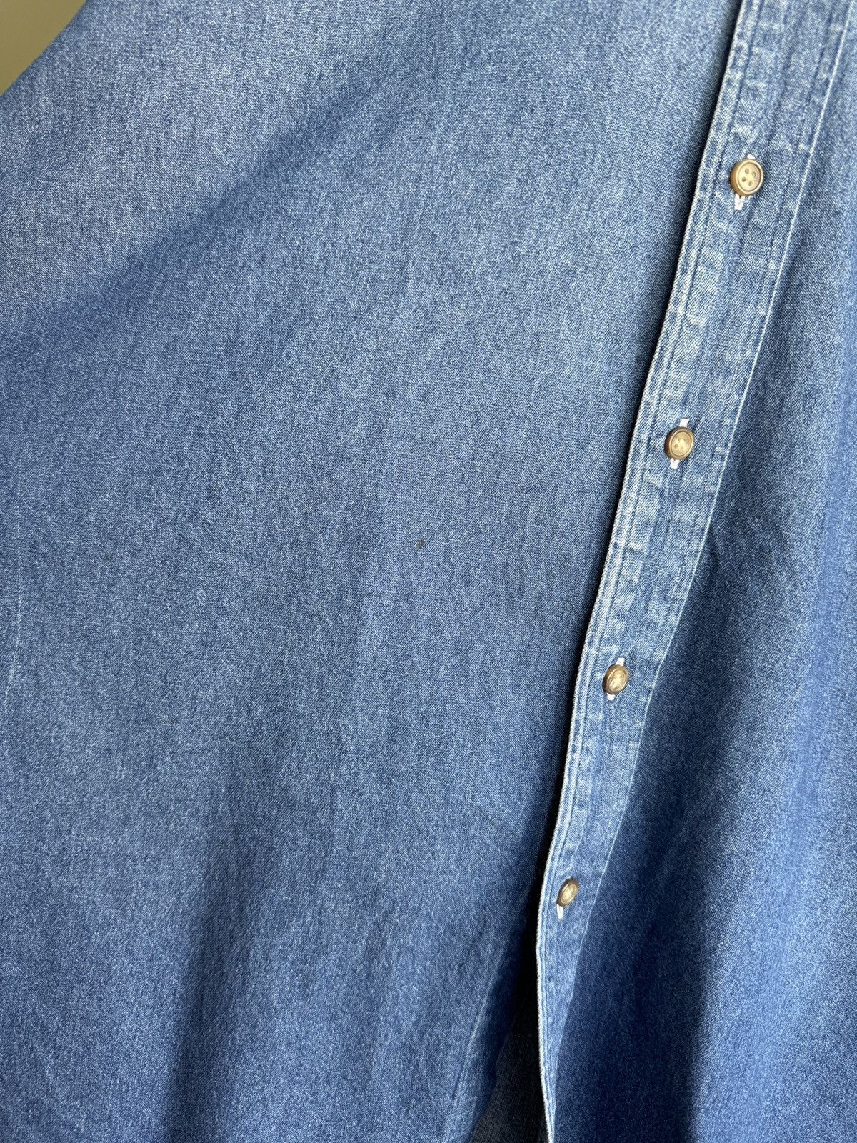 Polo Ralph Lauren Vintage 90s Polo Ralph Lauren Blaire Denim Shirt Button Up Size US XL / EU 56 / 4 - 6 Thumbnail