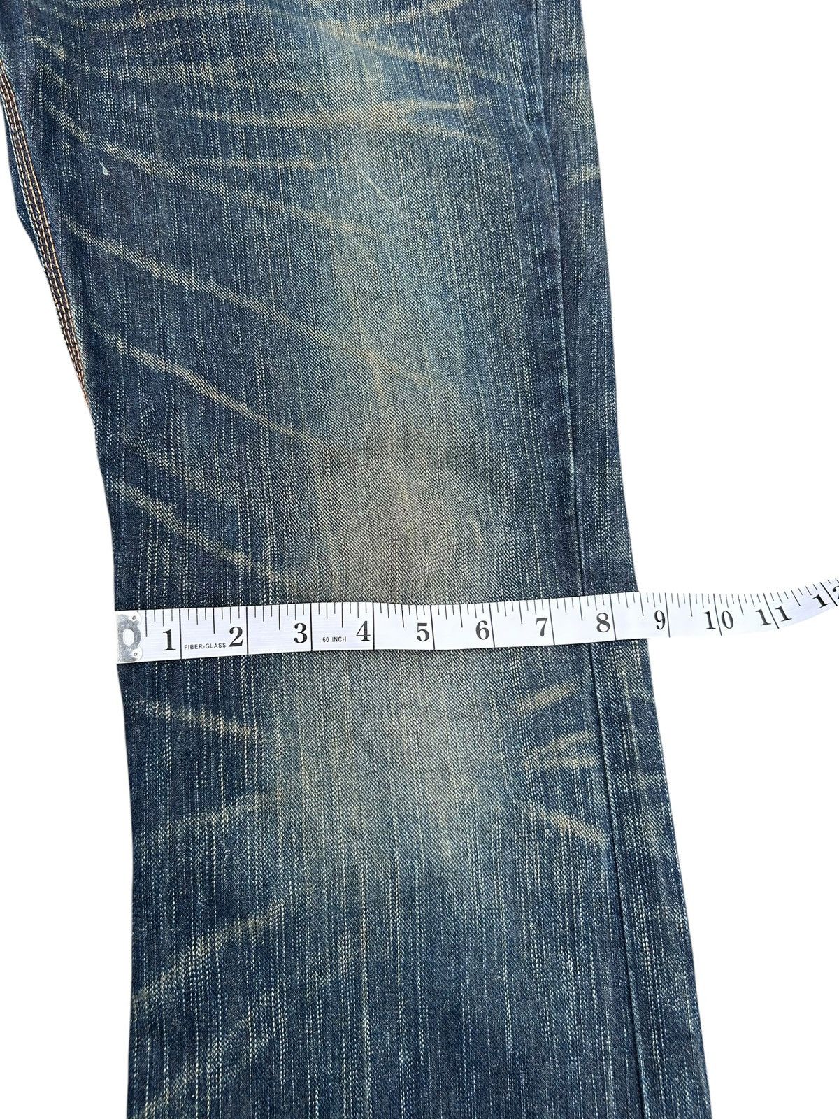 Kapital Flare Vintage Edwin Buckle Back Rusty Distressed Denim Jeans Size US 32 / EU 48 - 15 Thumbnail