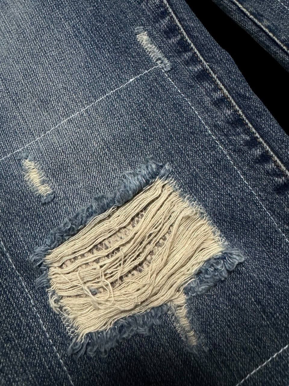 Other FLARE Japanese Rare Distress Snake Skin Studded Insane Jean Size US 32 / EU 48 - 8 Thumbnail