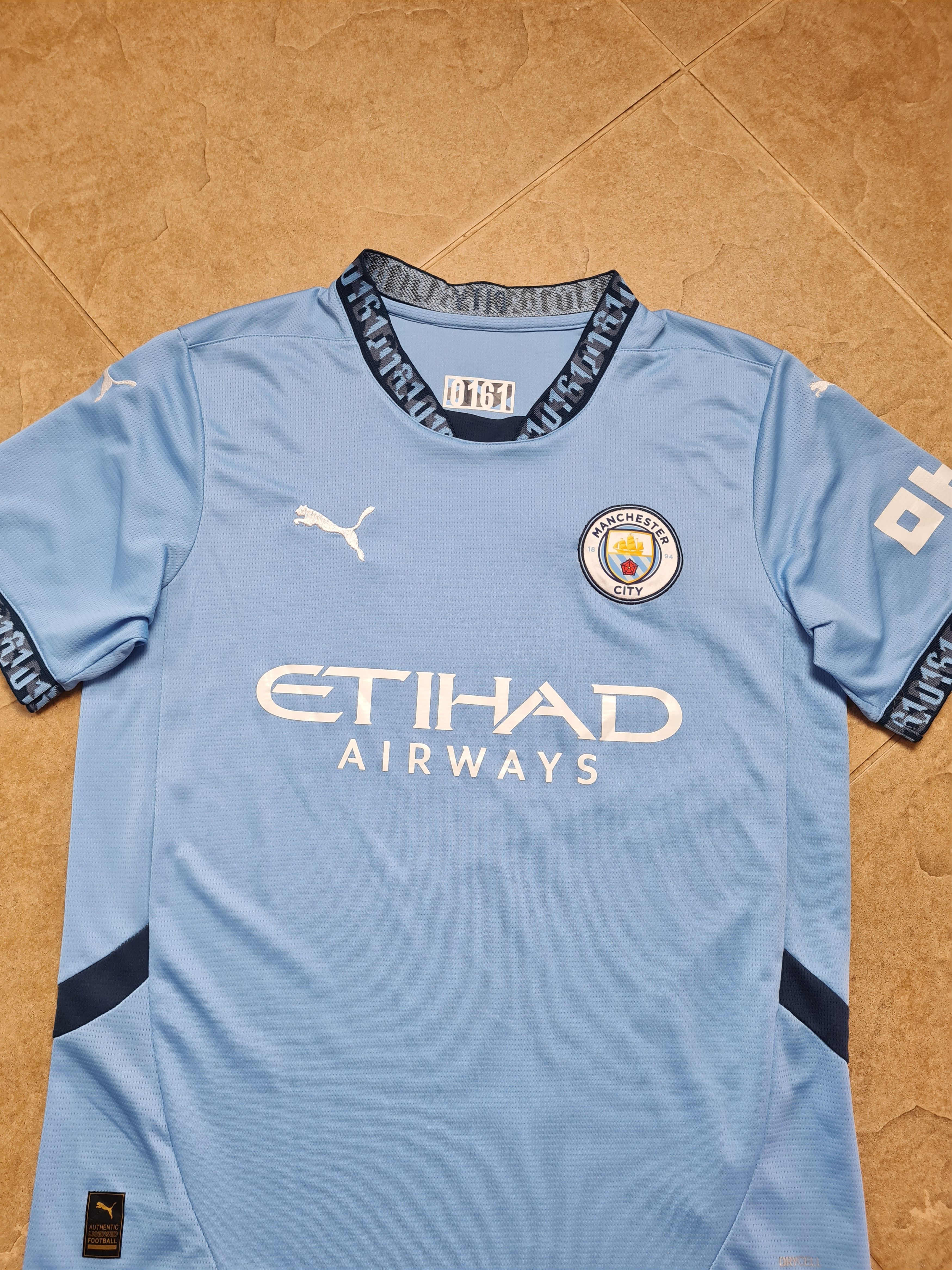 Puma Puma Manchester City 2024/25 Home Jersey Men's Soccer Shirt Size US S / EU 44-46 / 1 - 17 Thumbnail