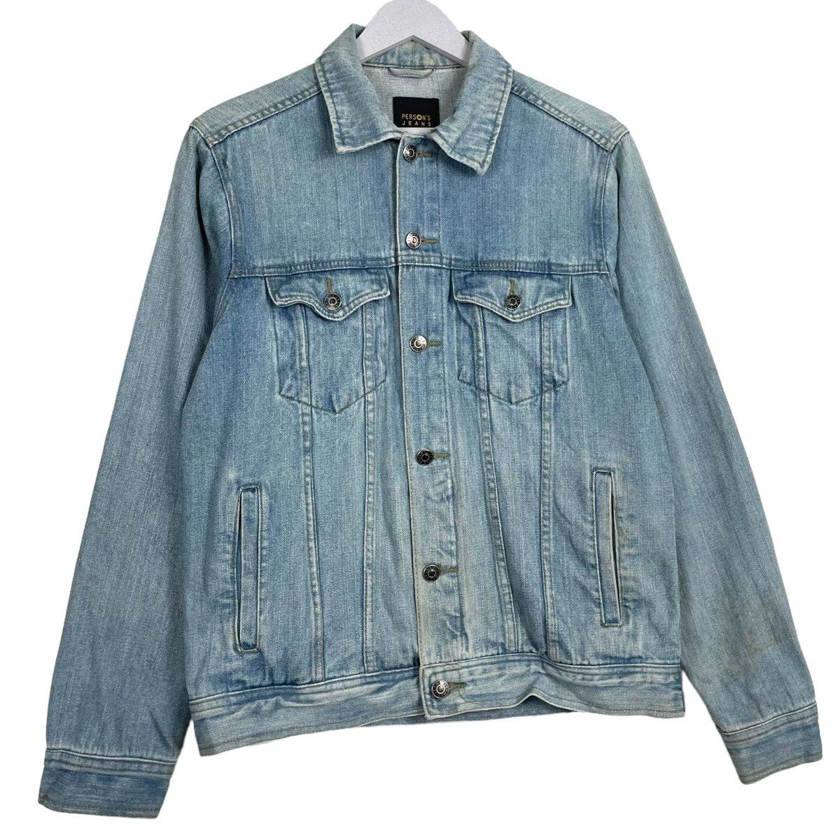 Japanese Brand × PERSON'S 💥PERSONS JEANS DENIM TRUCKER JACKET Size US M / EU 48-50 / 2 - 3 Thumbnail