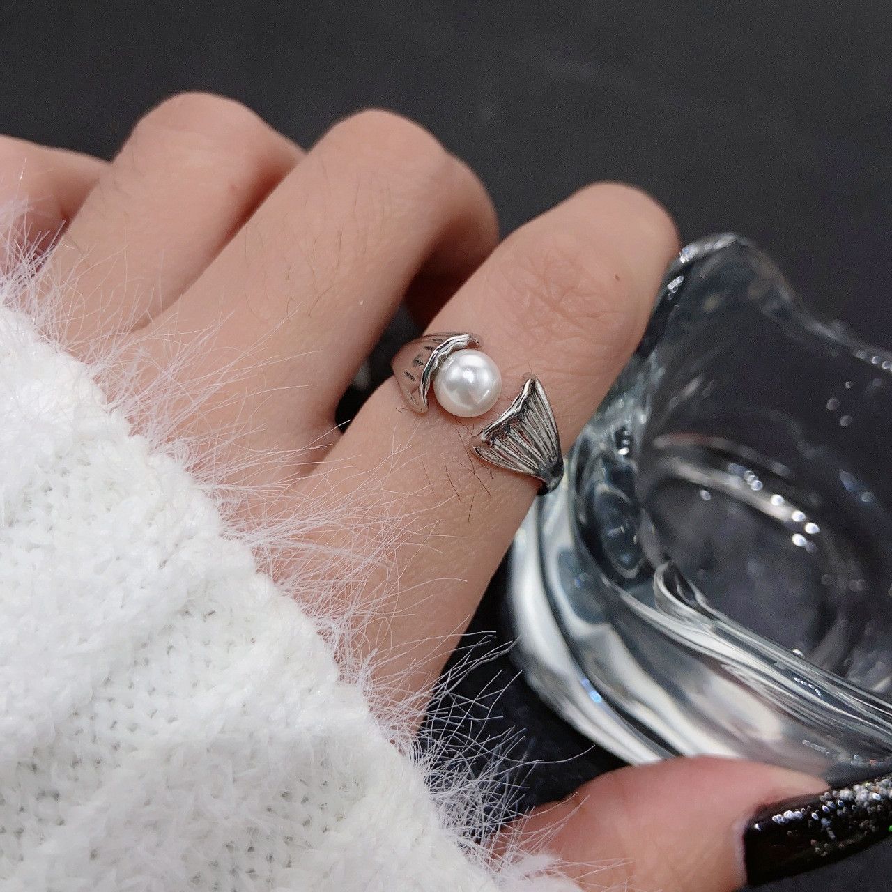 Jewelry New Trend Jewelry Rings Open Size Chrome Ring (Size 7-13) Size ONE SIZE - 6 Thumbnail