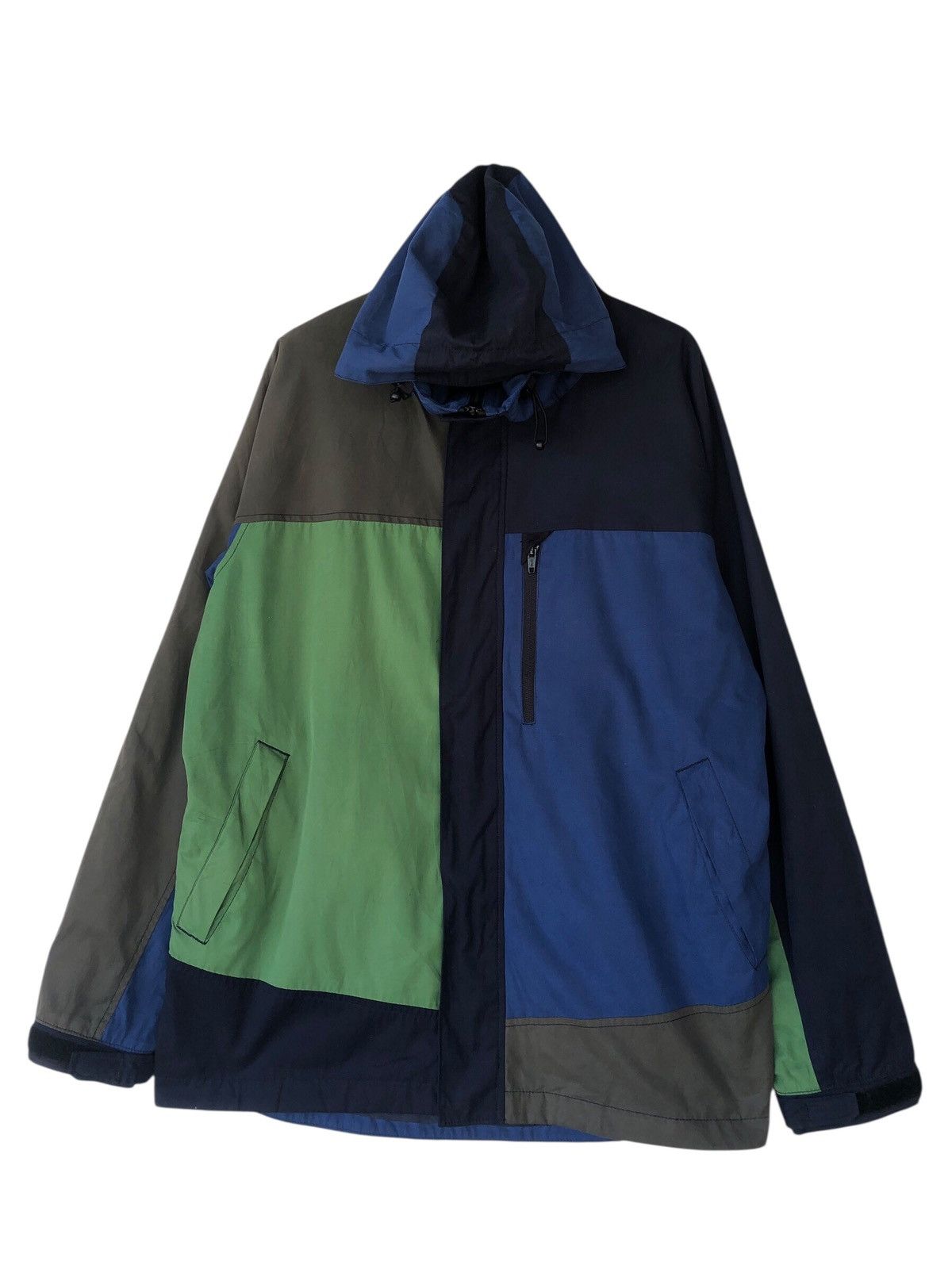 GU × Japanese Brand × Undercover Gu Colour Block Outdoor Jacket Size US XL / EU 56 / 4 - 5 Thumbnail