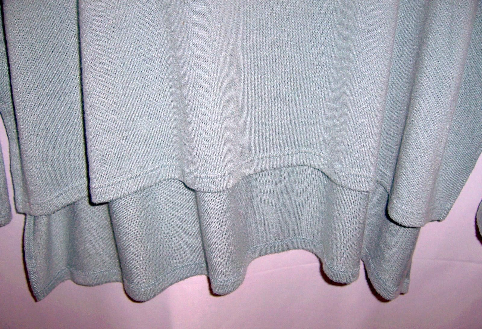 Lucky Brand Lucky Brand Mock Turtle Neck Hi Lo Knit Tunic -French Blue-M Size M / US 6-8 / IT 42-44 - 5 Thumbnail