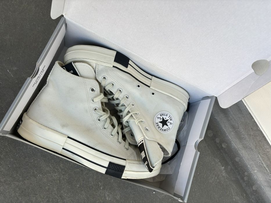 Rick Owens Ricky Darkshadow Converse Hi | Grailed