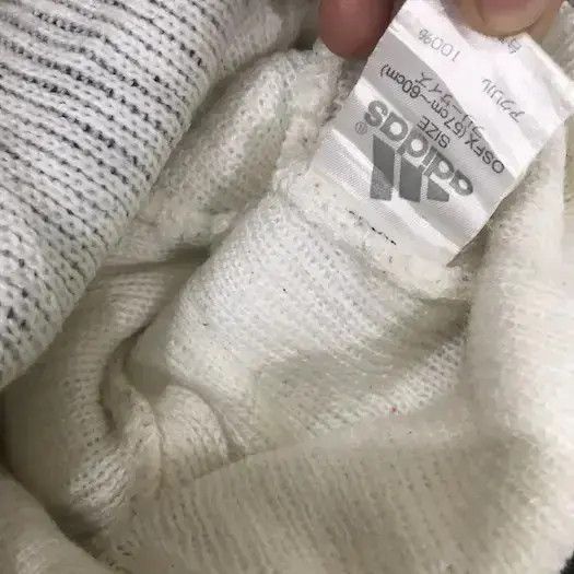 Adidas × Vintage Adidas Plain Beanie Hat Size ONE SIZE - 5 Thumbnail