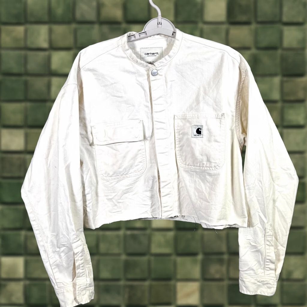 Carhartt Carhartt WIP Norris Jacket Womens Medium White Casual Jacket Size M / US 6-8 / IT 42-44 - 1 Thumbnail