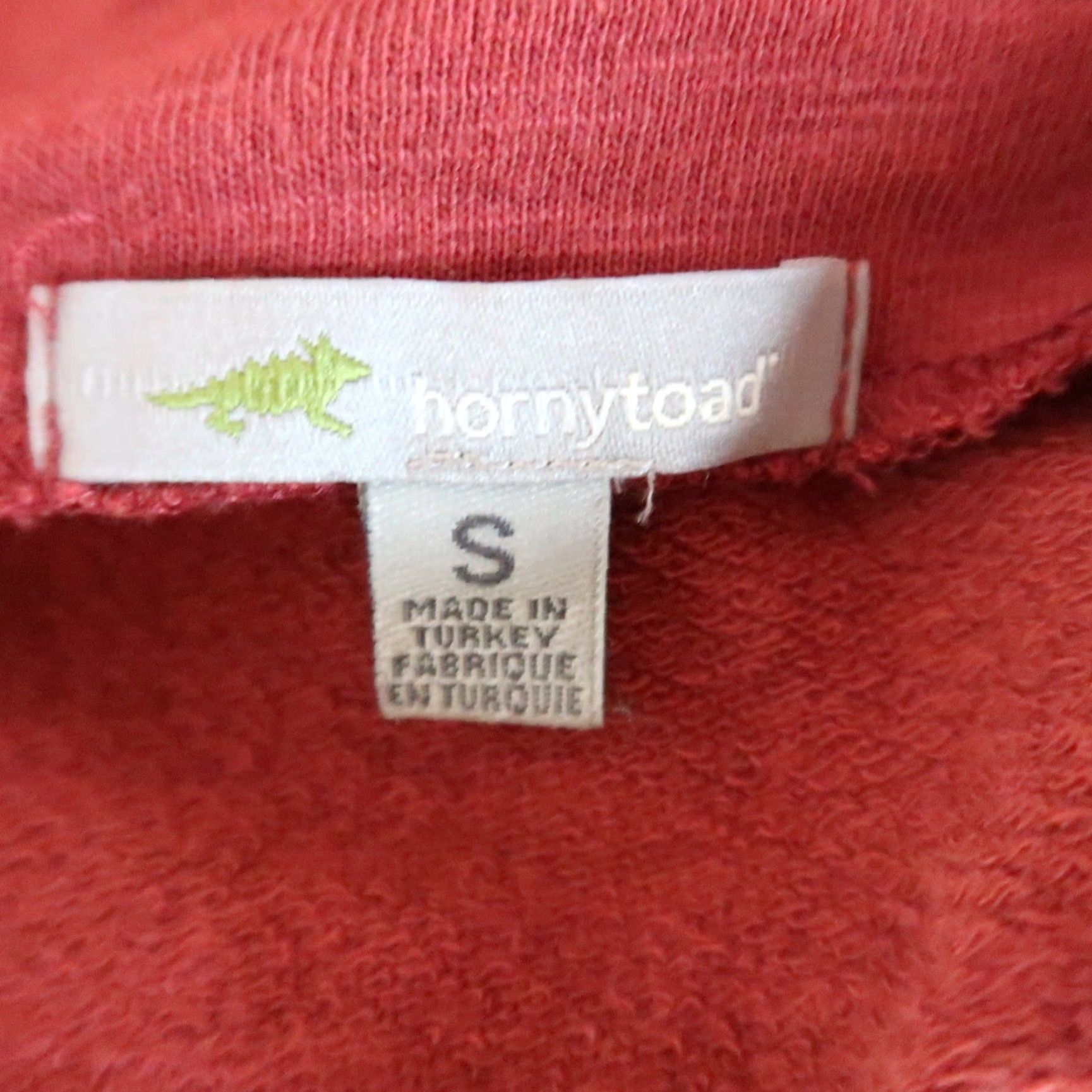 Vintage Horny Toad Dress S Women Knee Length Red Cowl Neck Long Sleeve Knit Solid Casual Size S / US 4 / IT 40 - 6 Thumbnail