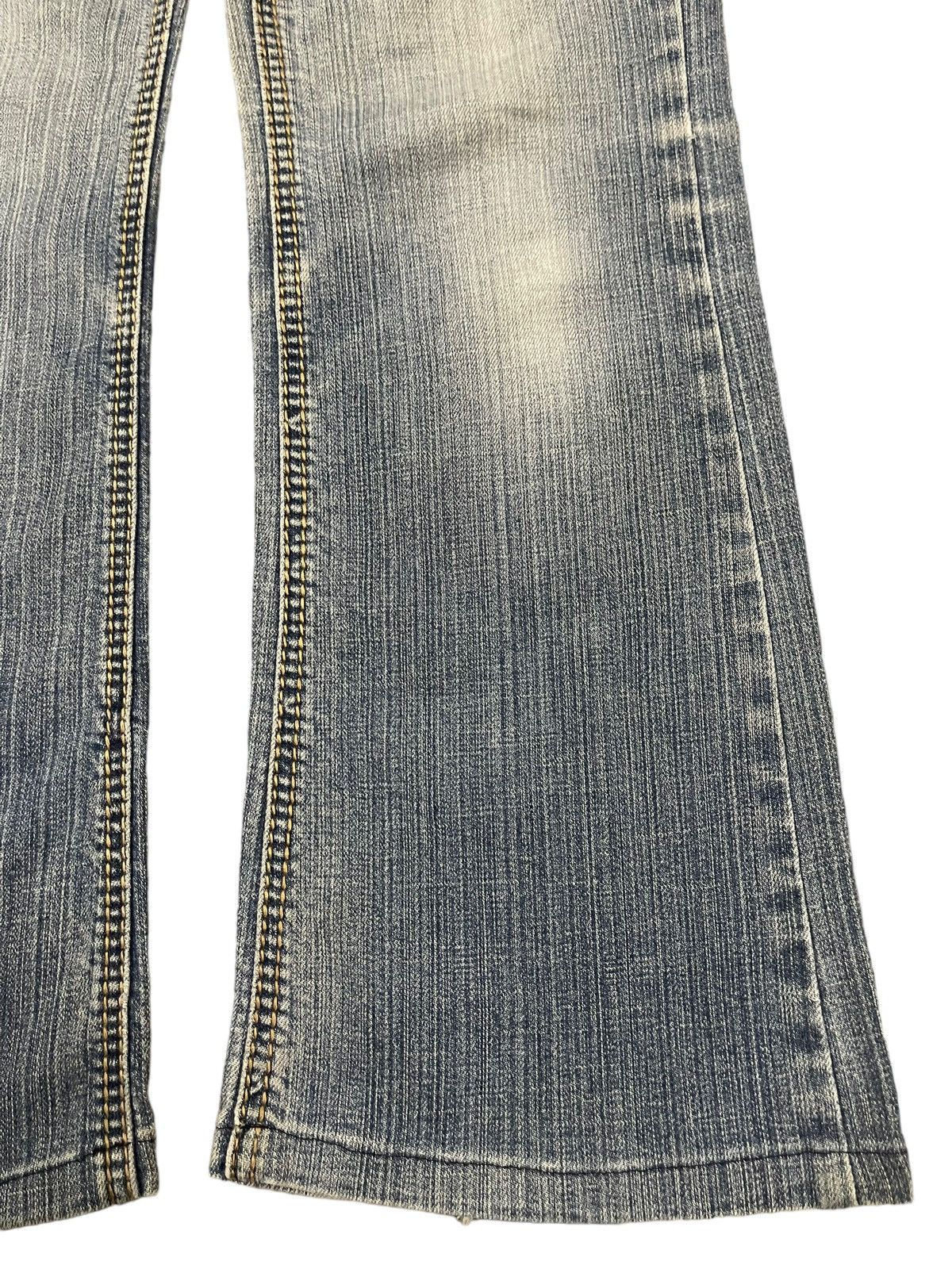 Hysteric Glamour Vintage Japanese Brand Blue Wash Style Bootcut Jeans Size US 28 / EU 44 - 6 Thumbnail