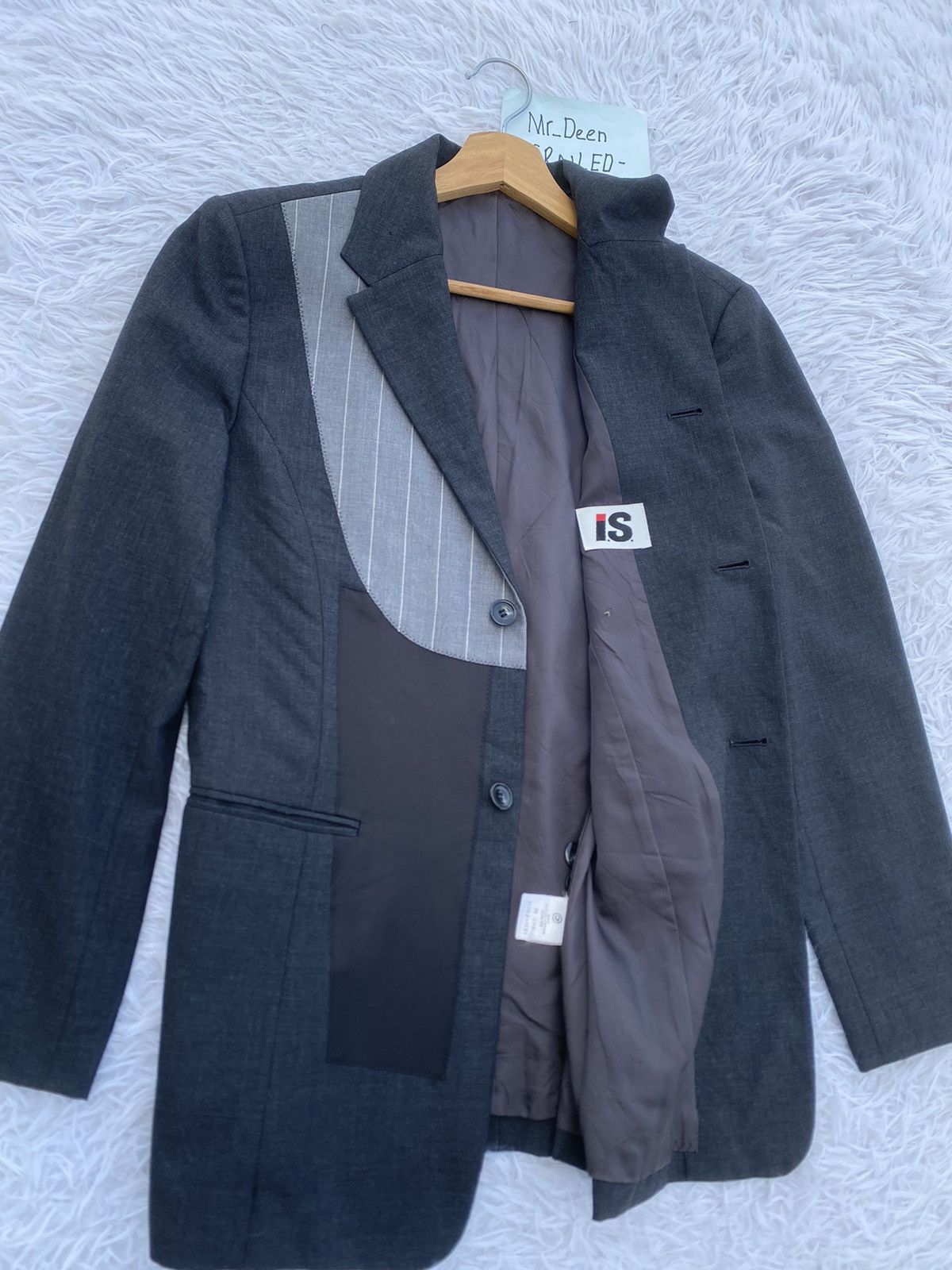 Issey Miyake Rare Vintage Issey Miyake Hybrid Patchwork Blazer Jacket Size 34R - 11 Thumbnail