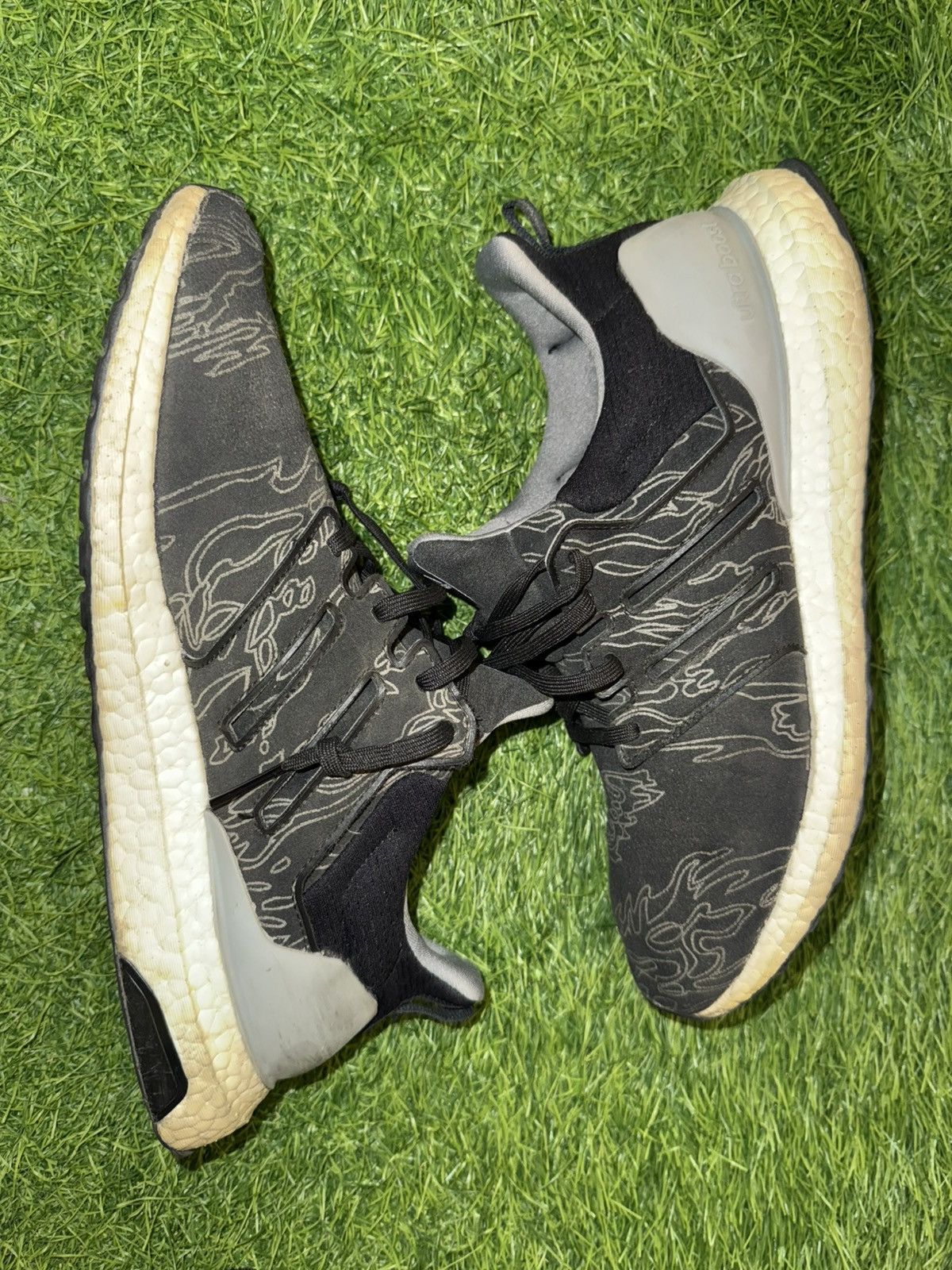 Adidas × Undefeated Adidas Ultra Boost x Undefeated Black Clear Onix Sneakers Size US 9.5 / EU 42-43 - 5 Thumbnail