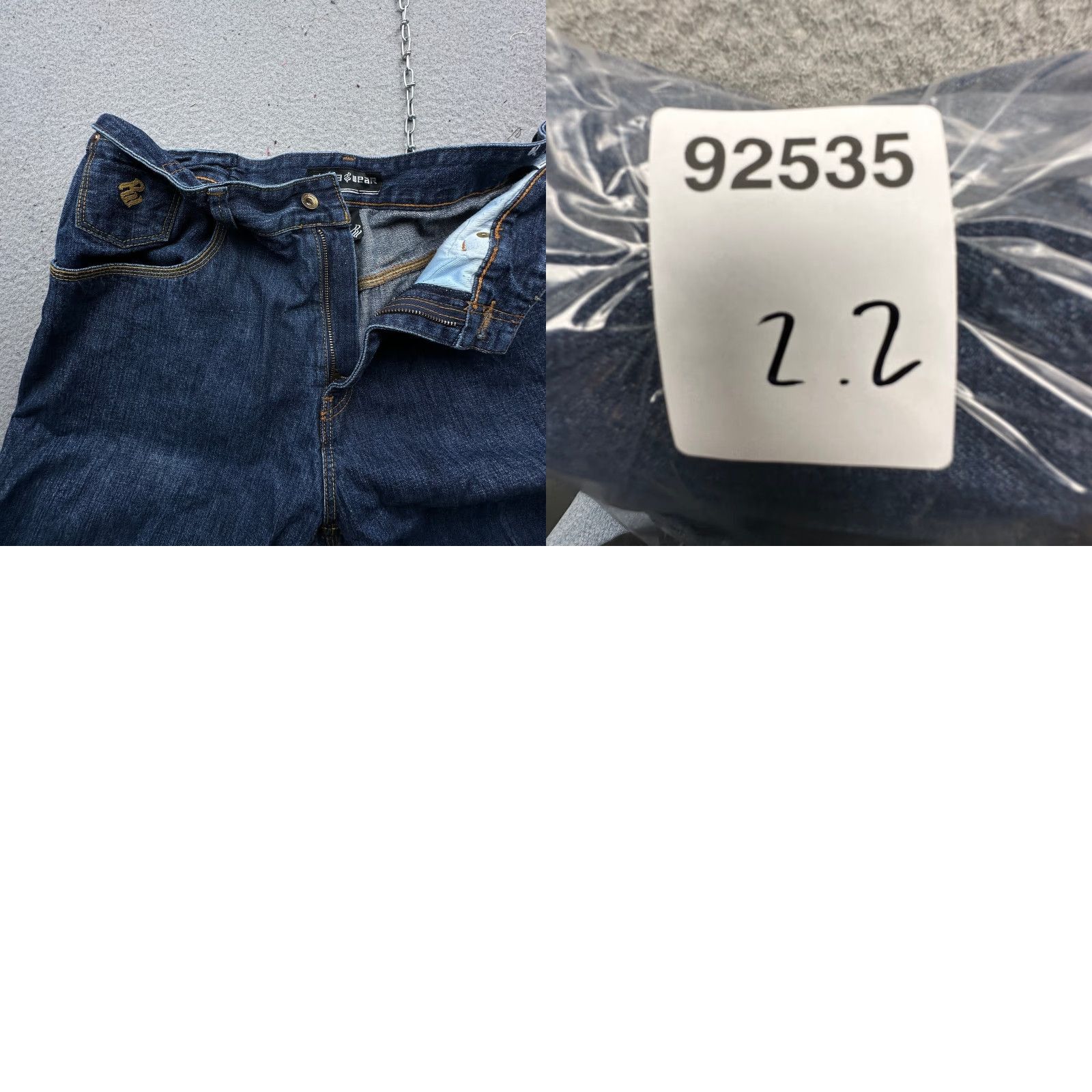 Rocawear VINTAGE Rocawear Jeans Dark Blue Logo Embroidered Mens 40x32 Hip Hop Loose Jeans Men Regular 40 Blue Hip Hop Vintage 90s 00s Size US 38 / EU 54 - 9 Thumbnail