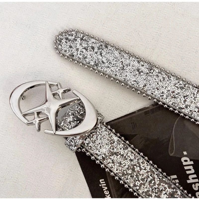 Vintage Vintage Super Glitter Rhinestone Belt Size ONE SIZE - 4 Thumbnail