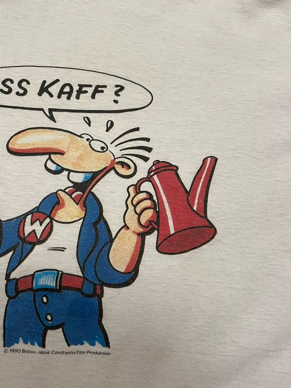 Vintage Werner Brösel comic Tass Kaff t-shirt 1990 Size US XXL / EU 58 / 5 - 4 Thumbnail