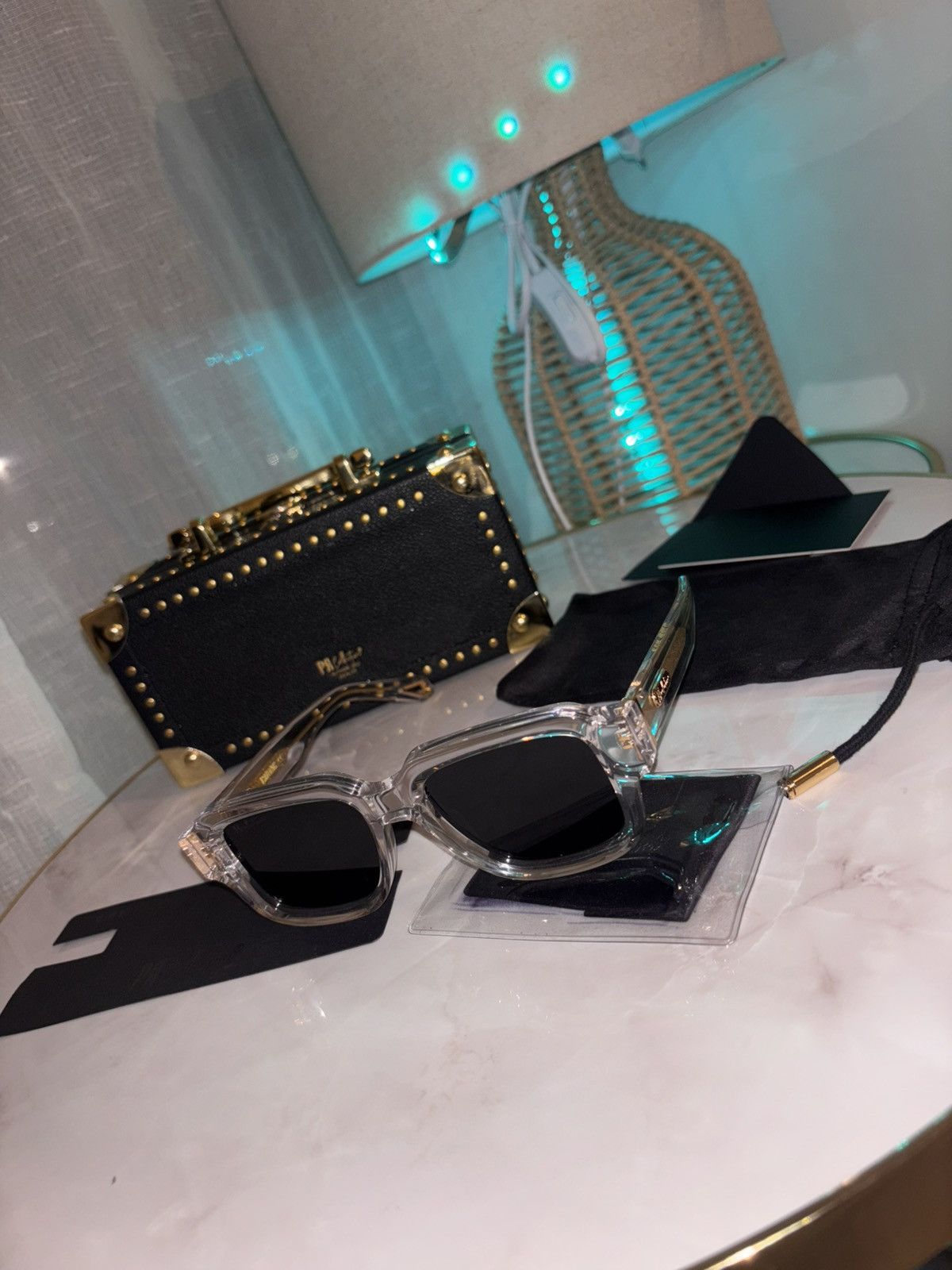 Other PR Collection Sunglasses – PR TYO XII – Transparent/Gold Size ONE SIZE - 15 Thumbnail