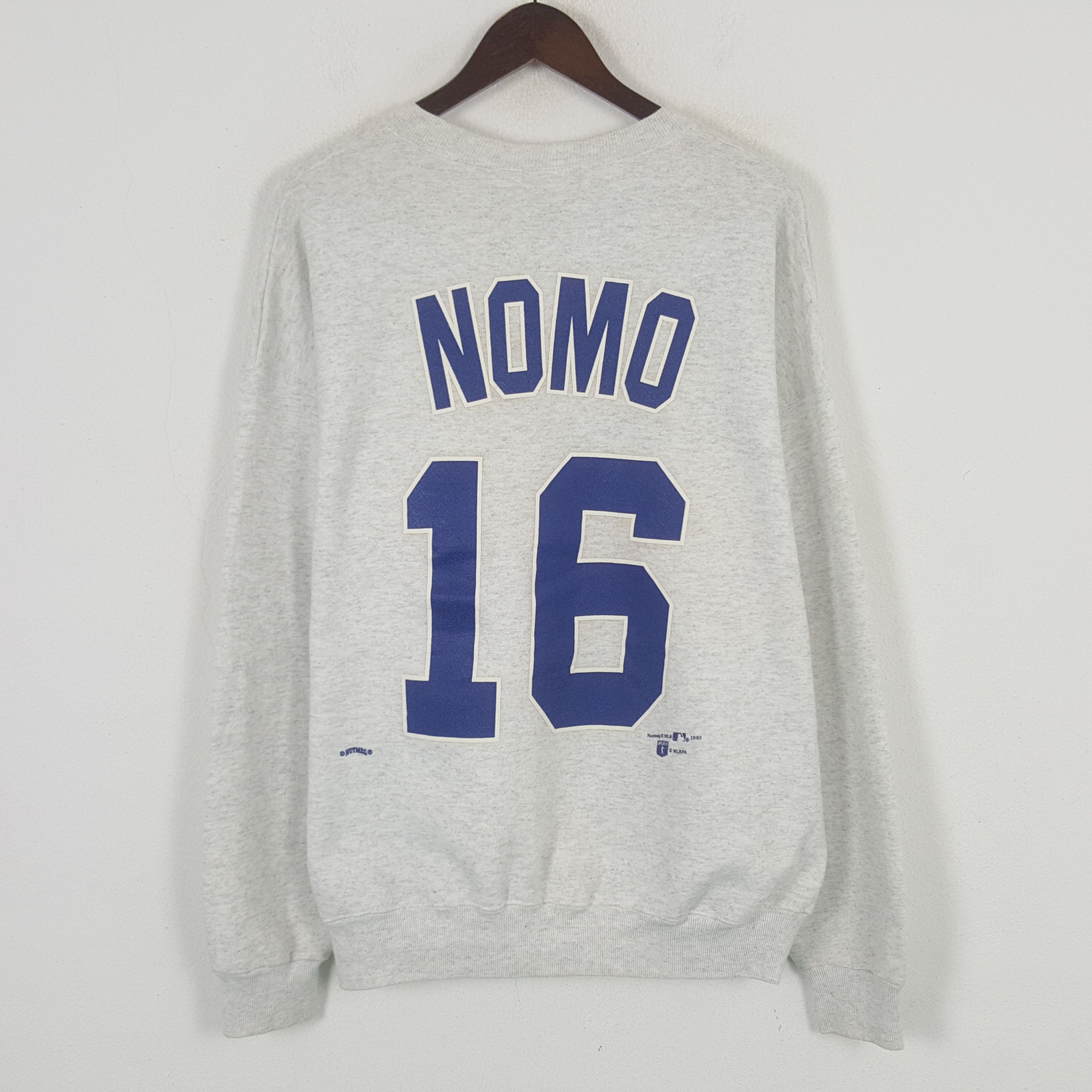 Nutmeg × Vintage Vintage Dodgers Nomo 16 Sport Sweatshirt Size US XL / EU 56 / 4 - 3 Thumbnail