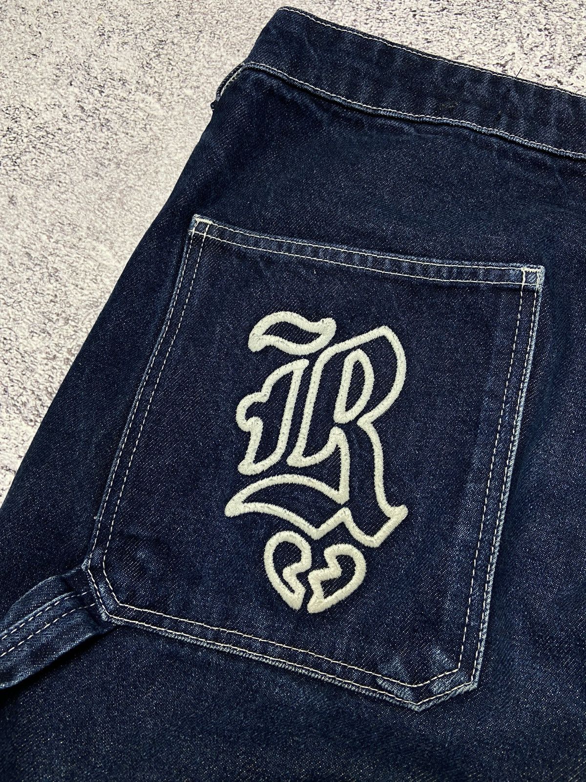 Japanese Brand Rare FSBN Rap Pants Hip Hop Baggy Jeans Avant Garde Style Size US 34 / EU 50 - 3 Thumbnail