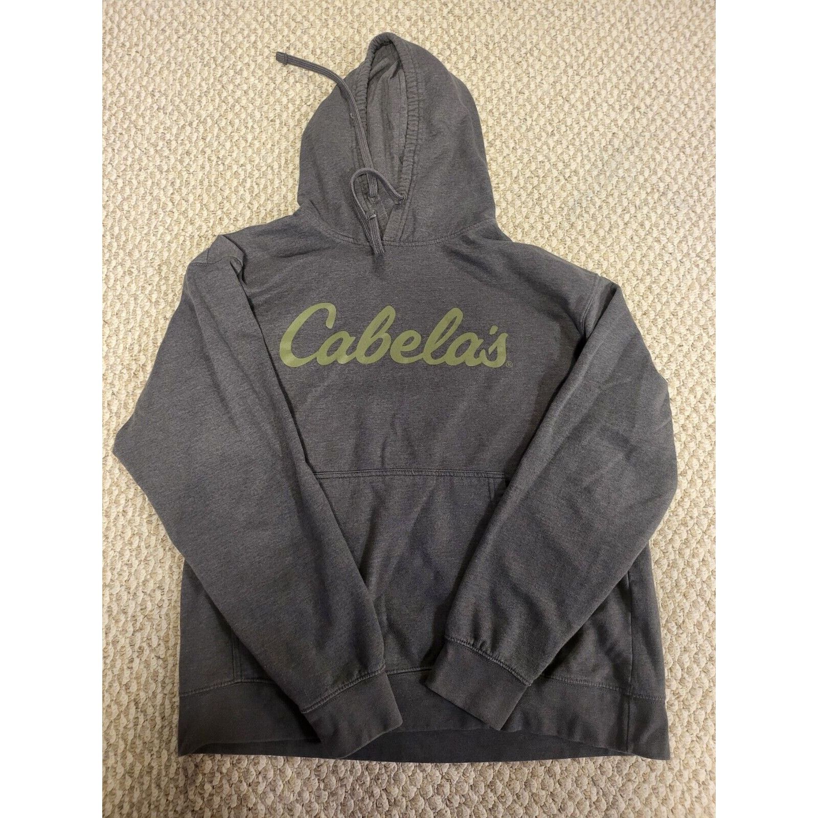 Cabelas Cabelas Mens Large Hoodie Sweatshirt Gray & Green Size US L / EU 52-54 / 3 - 1 Thumbnail