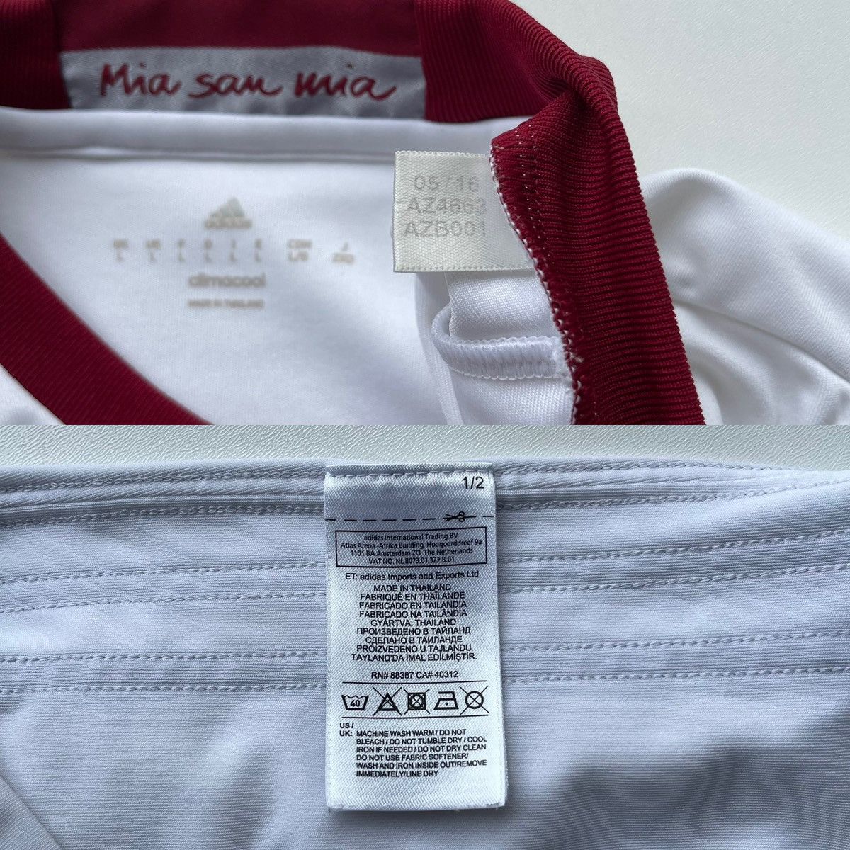 Adidas Adidas FC Bayern Munich 2016/17 Third UCL Jersey #17 Boateng Size US L / EU 52-54 / 3 - 10 Thumbnail