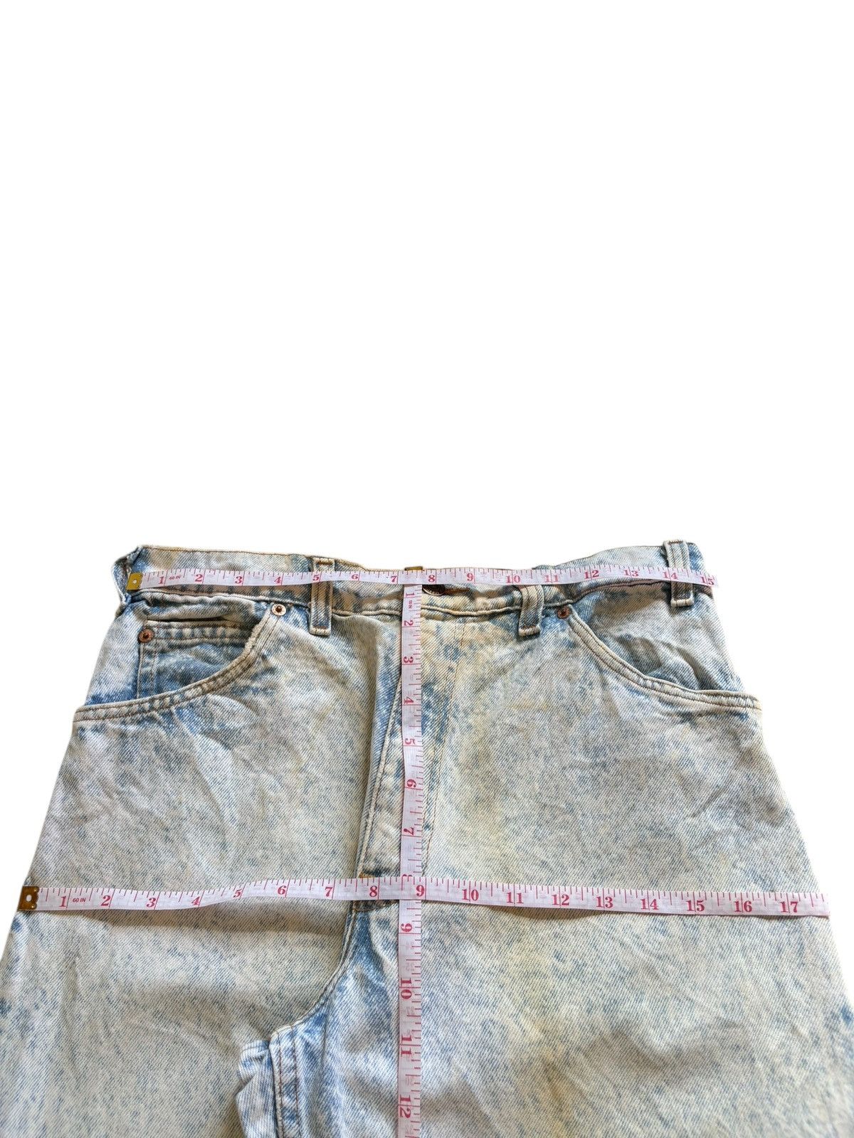 Levi's Vintage 90s Levis 661 Orange Tab Bleached Jeans Size US 32 / EU 48 - 13 Thumbnail