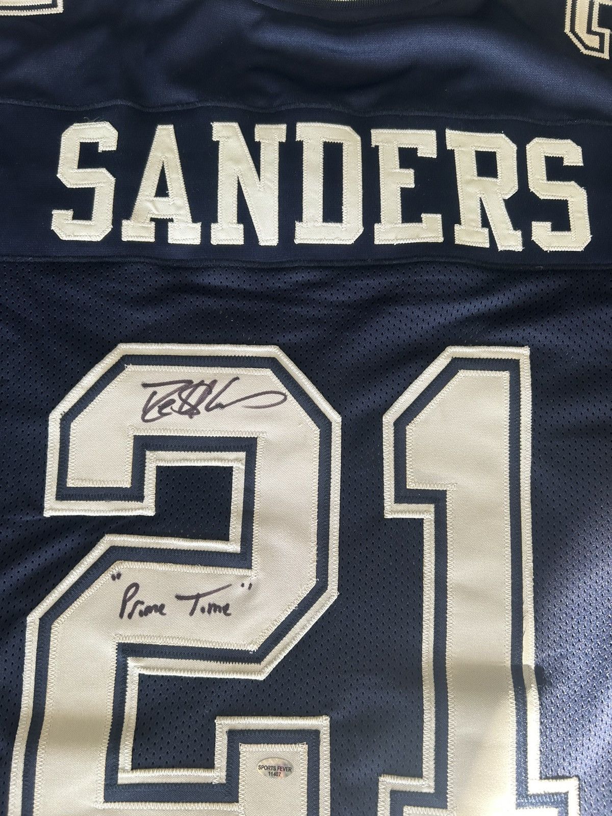 Other Signed prime time Deion sanders cowboys jersey Size US XL / EU 56 / 4 - 3 Thumbnail
