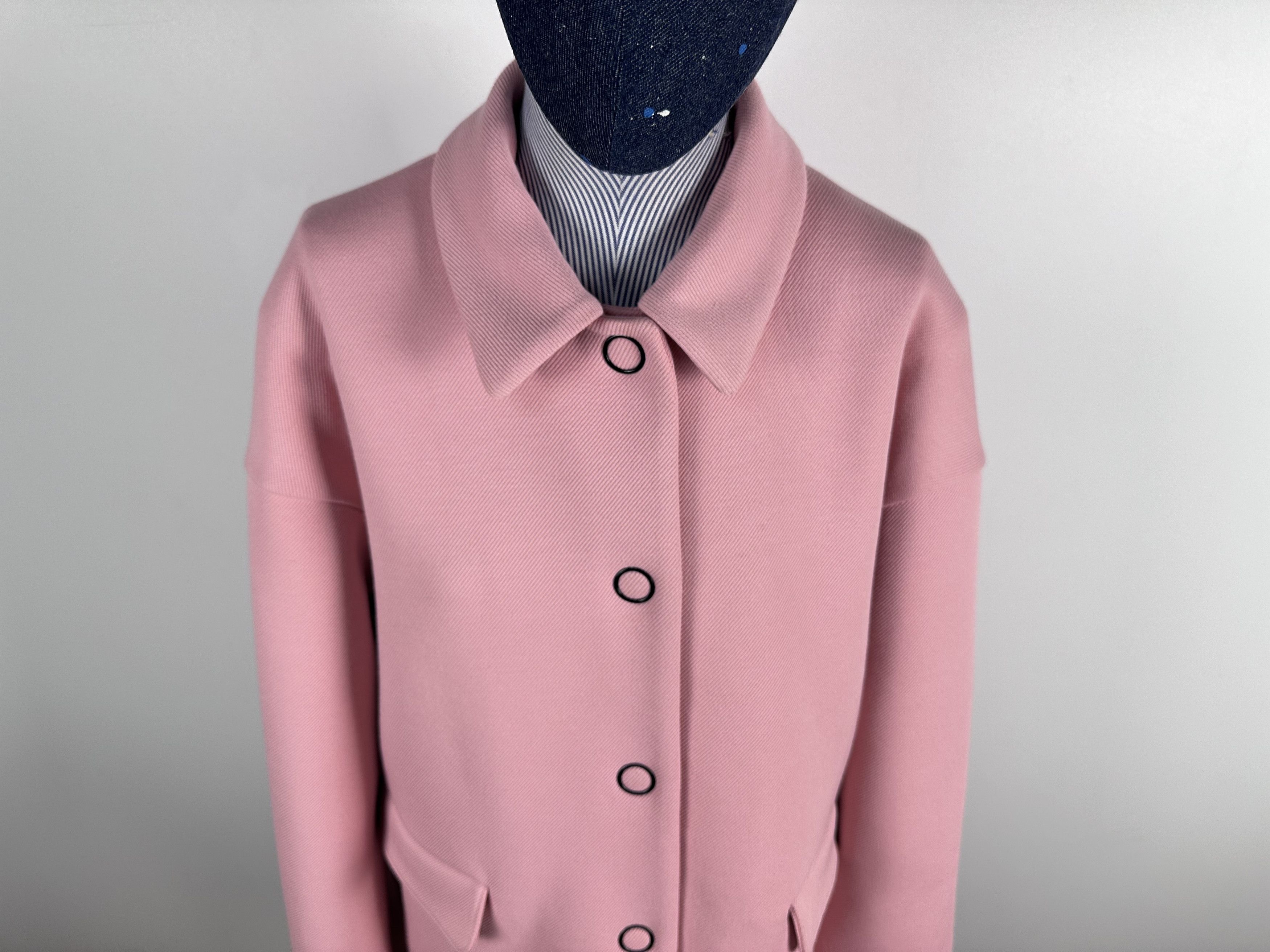 Emporio Armani × Grailed Emporio Armani Pink Coat Neopoen Jacket Womens Size 44 Size M / US 6-8 / IT 42-44 - 2 Thumbnail