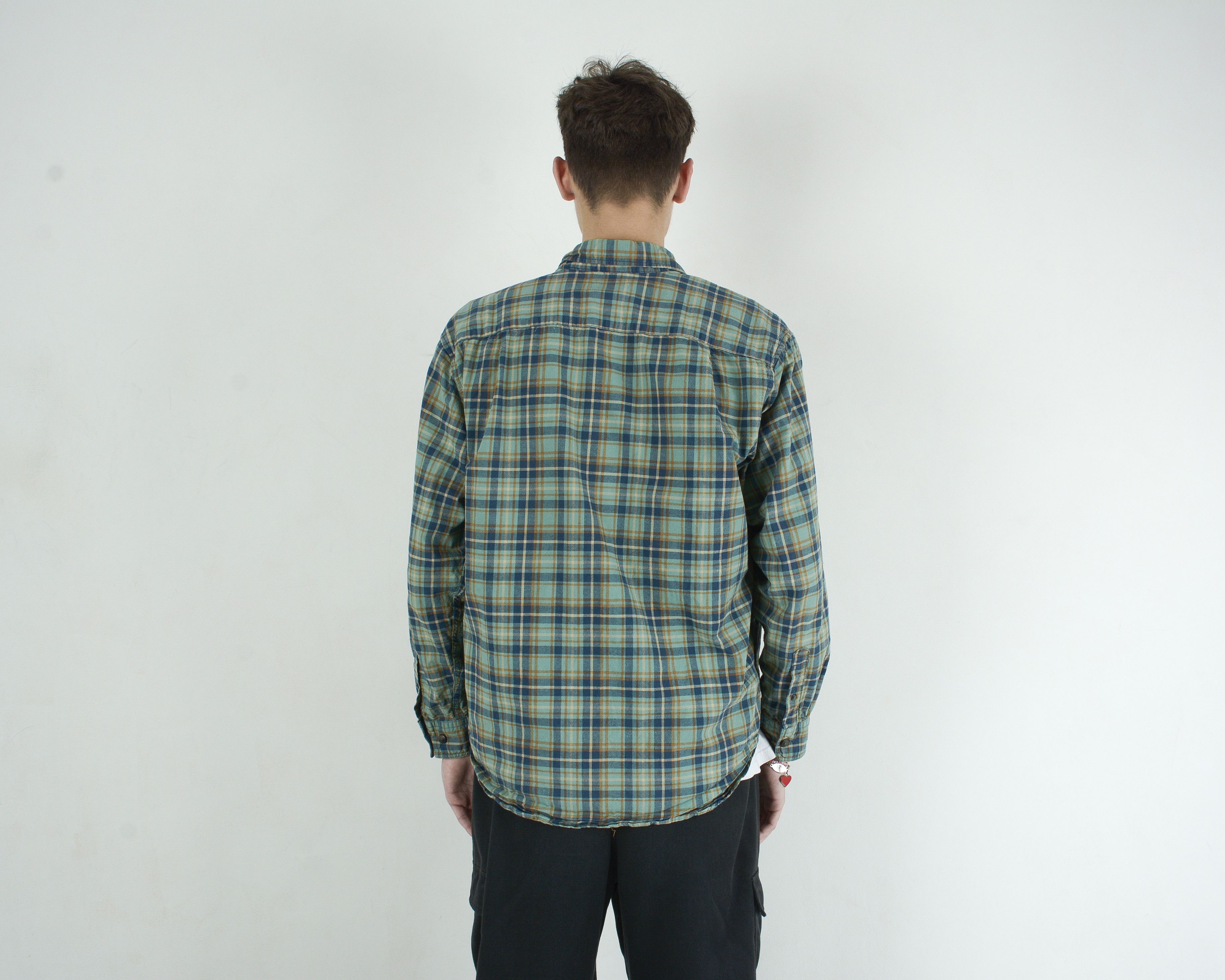 SCHMIDT × Vintage SCHMIDT Workwear L Men's Casual Shirt, Plaid Cotton Check Size US L / EU 52-54 / 3 - 4 Thumbnail