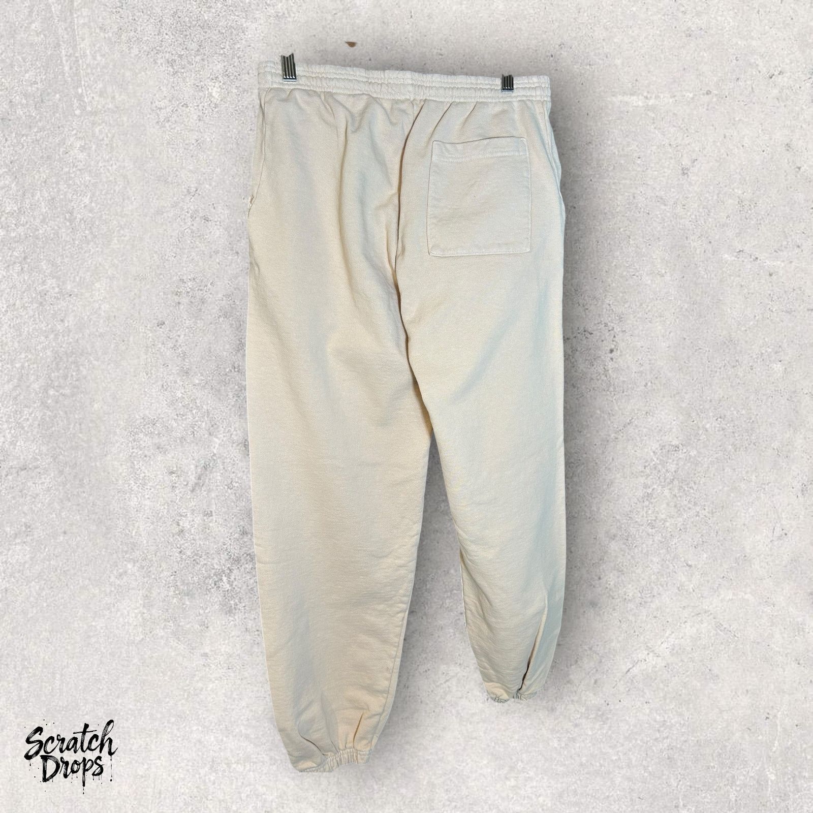Other MYEAHH Men's Hoodie Sweatpants Set Size L Beige USA Cotton Size US 30 / EU 46 - 6 Thumbnail