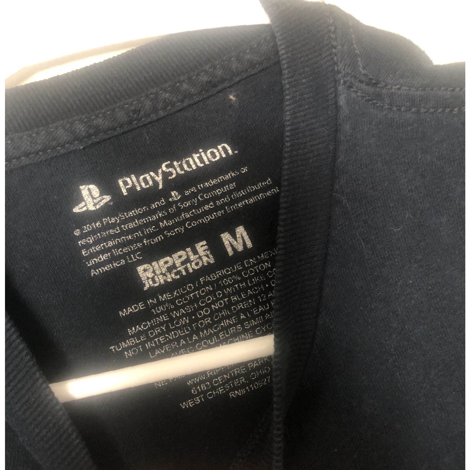 Etro PlayStation T-Shirt Adult M Black 90s Gamer Video Games Logo Crew Neck Short Sleeve Men's Modern Classic Retro Size US M / EU 48-50 / 2 - 4 Thumbnail