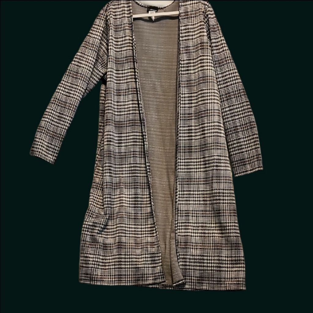 Other Plaid Open Front Cardigan Size 3XL / US 20-22 - 1 Thumbnail