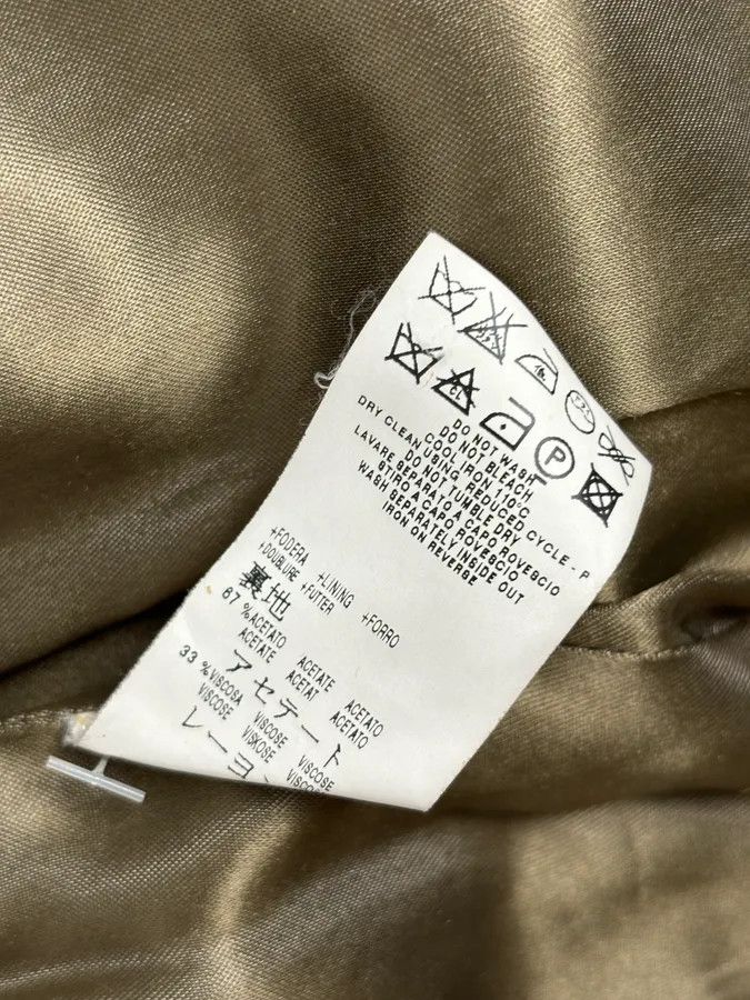 Moschino 2000s Moschino Beige Cropped Patchwork Bondage Jacket Size US S / EU 44-46 / 1 - 12 Thumbnail