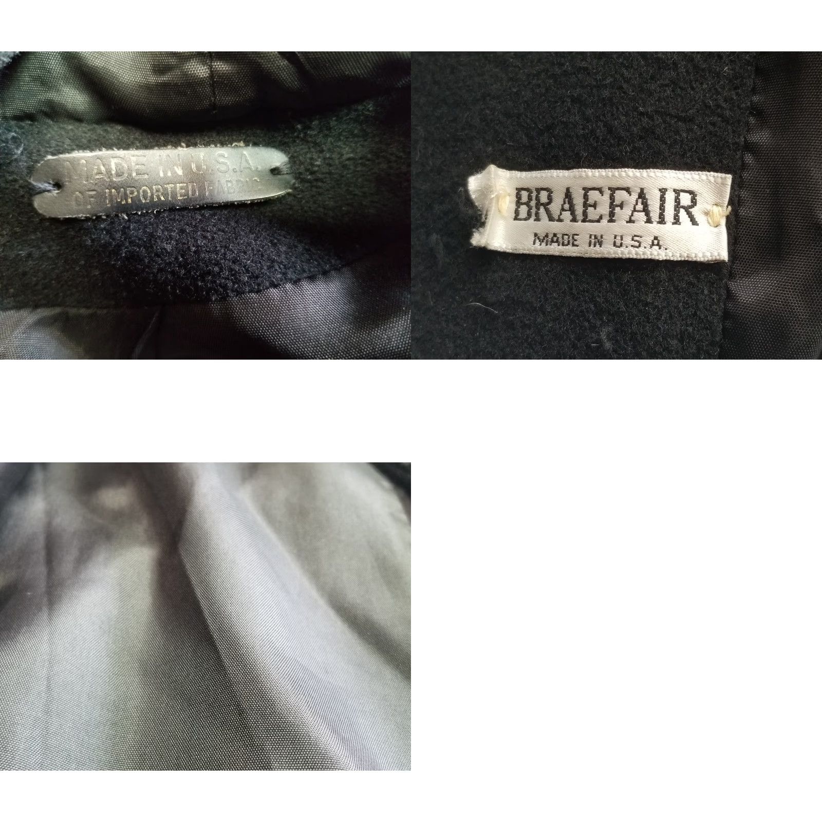Vintage VINTAGE Braefair Coat Hooded Black Wool Women XL Pea Coat Measurements See All Pics Button Missing Women XL-2XL Size XL / US 12-14 / IT 48-50 - 9 Thumbnail