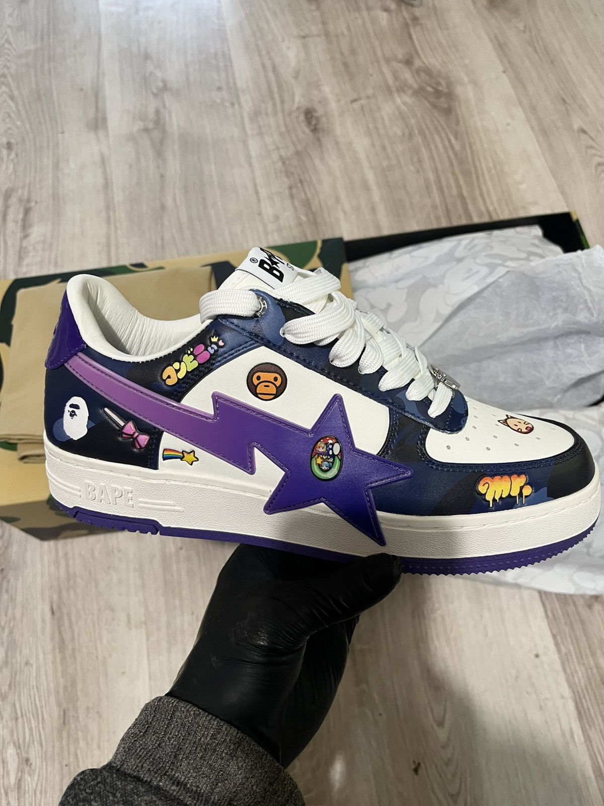 Bape Mr. x BAPE®︎ Collection – Limited edicion Size US 9 / EU 42 - 2 Thumbnail
