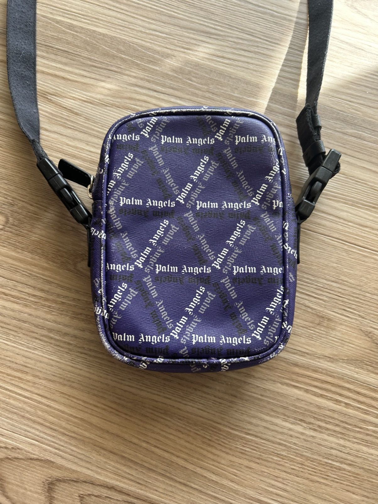 Palm Angels RARE! Palm Angels Leather Goyard Print Side Bag Size ONE SIZE - 6 Thumbnail