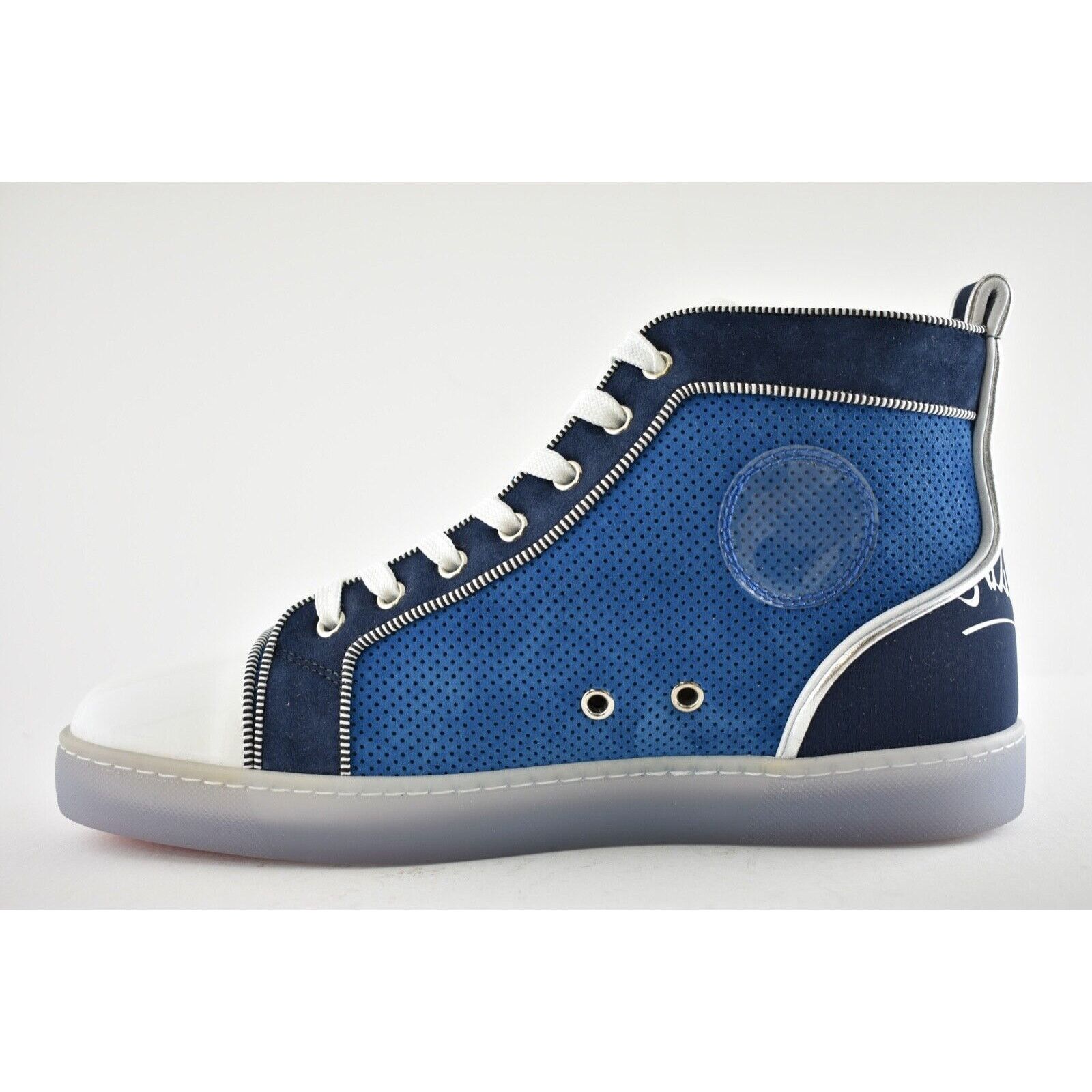 Christian Louboutin Christian Louboutin Fun Louis Flat Ludwig High Top Sneaker Size US 10.5 / EU 43-44 - 8 Thumbnail