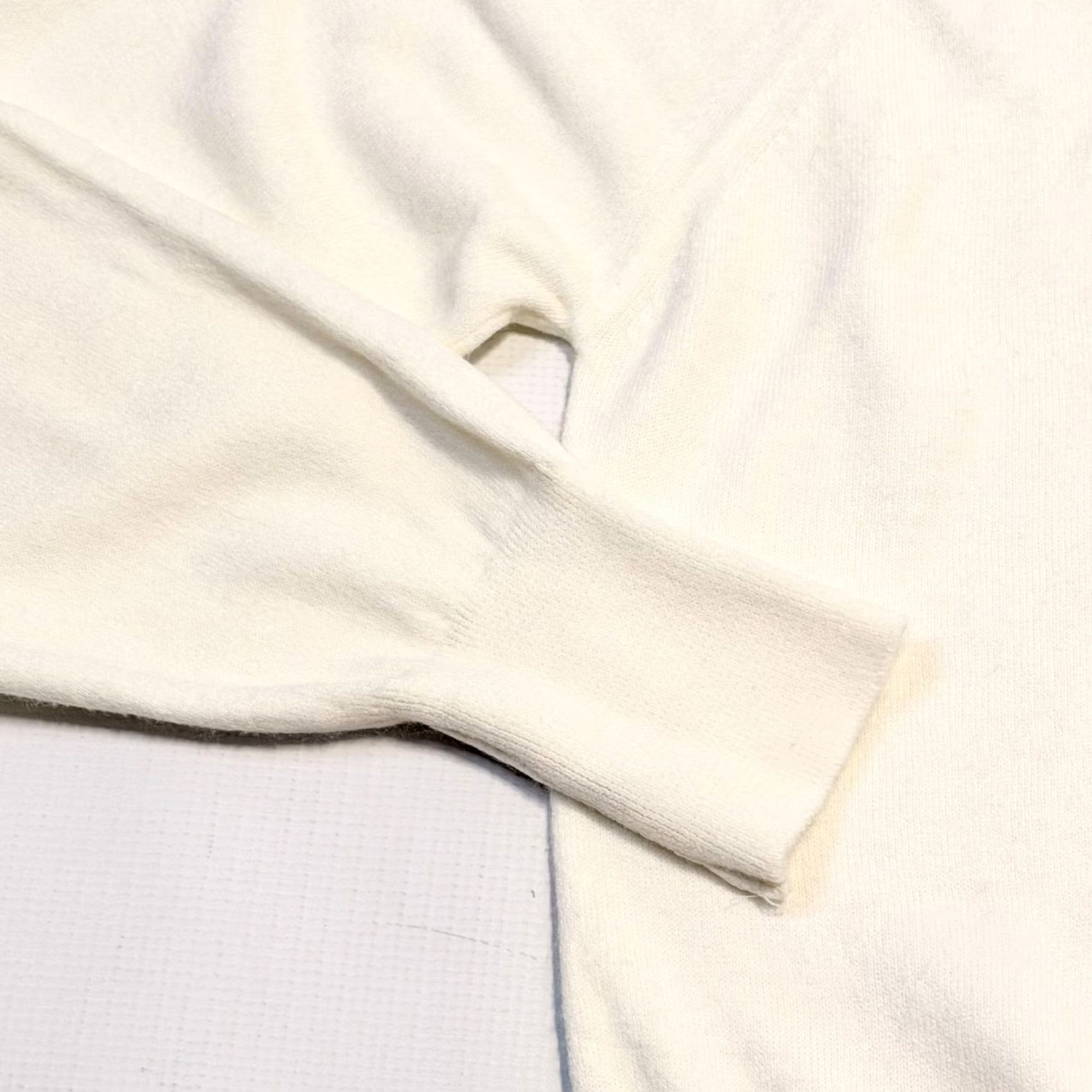 Vintage Aureus Sweater Mens XL Ivory Neck Cream Embroidered Golf Crest Knit Pullover Adult Size US XL / EU 56 / 4 - 4 Thumbnail