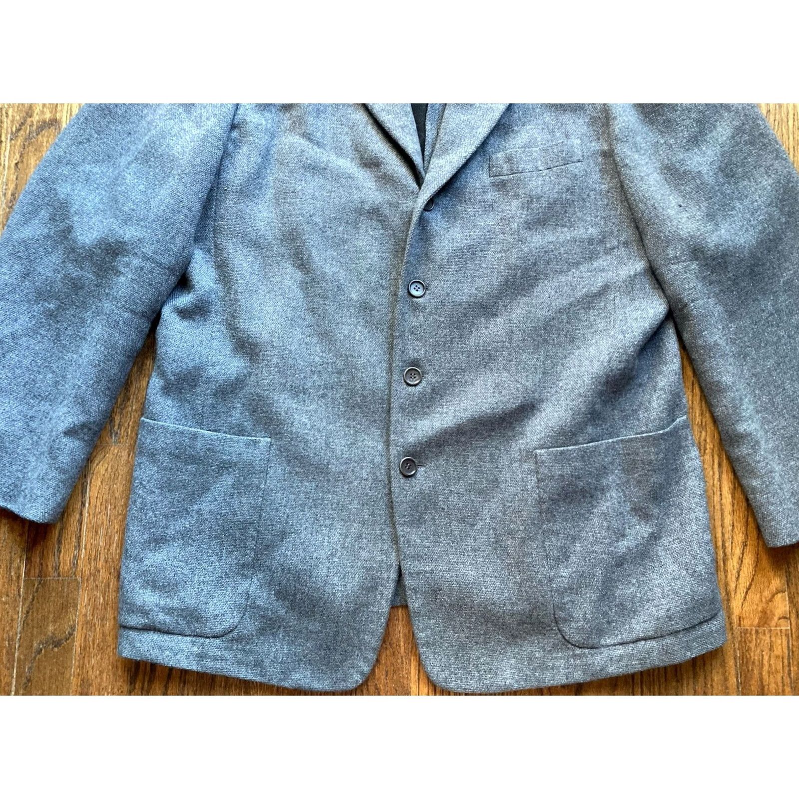 Vintage VESTIMENTA Coat Mens 46 Gray Cashmere Blend Made In Italy Saks Fifth Blazer Size US S / EU 44-46 / 1 - 3 Thumbnail
