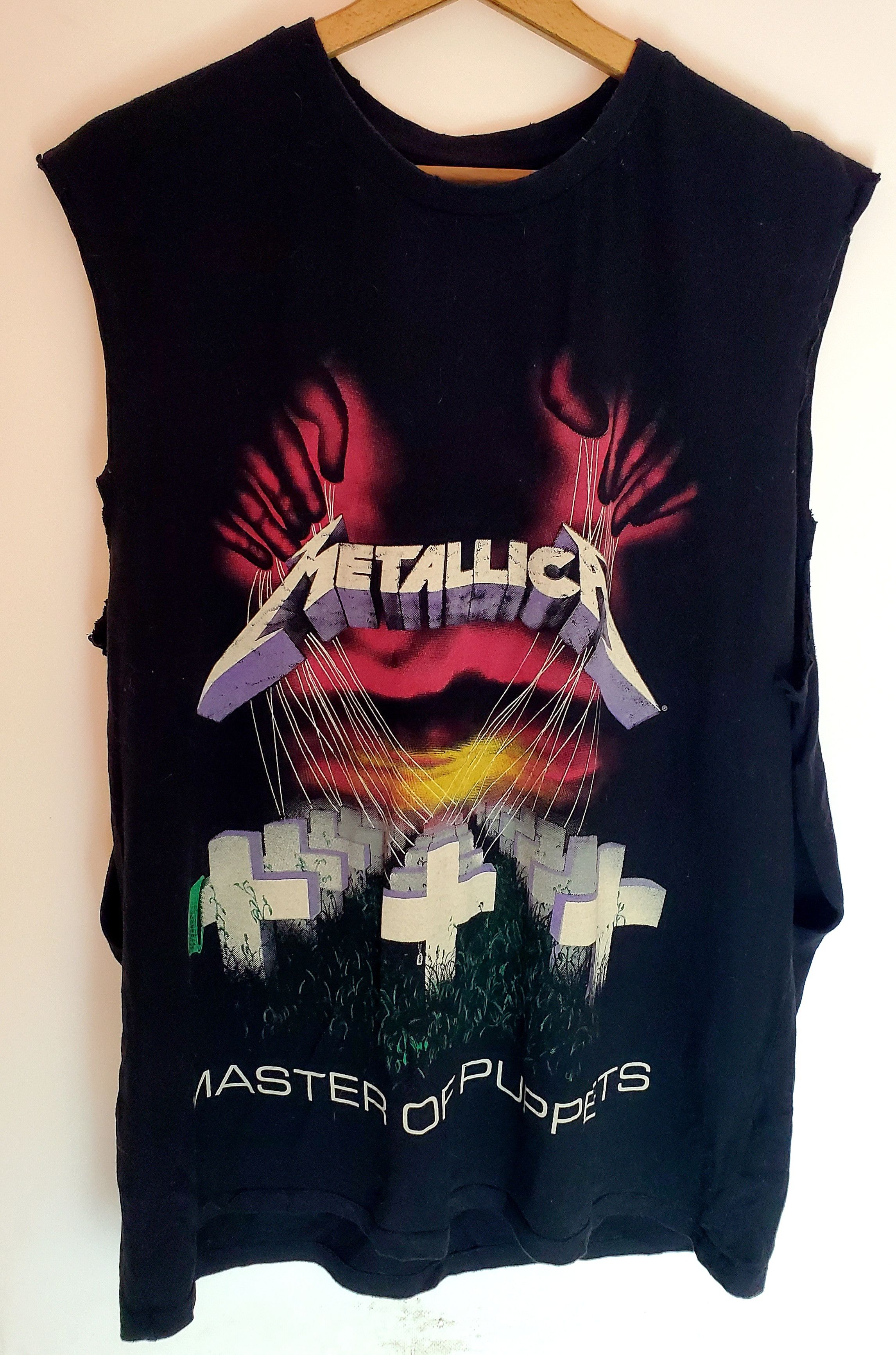 Band Tees × Metallica × Vintage Vintage Metallica Master of Puppets Shirt Size Xl Size US XL / EU 56 / 4 - 1 Thumbnail