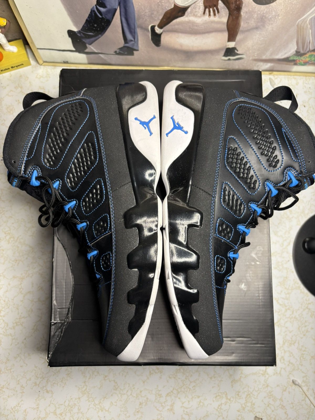 Jordan Brand Air Jordan 9 Retro OG photo blue Size US 11 / EU 44 - 4 Thumbnail