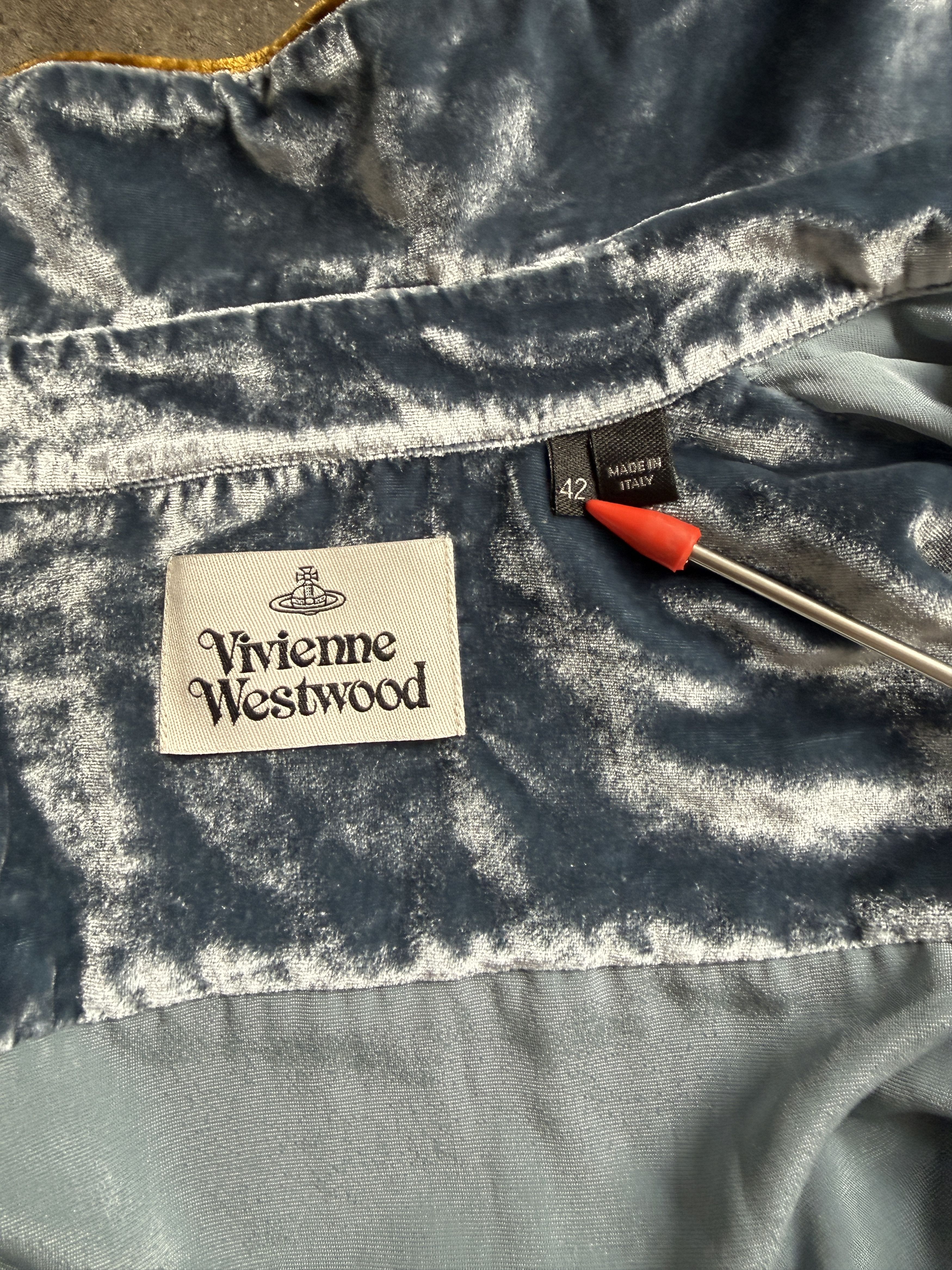 Vivienne Westwood New Velvet Vivienne Westwood Shirt w/ Gold Piping Size M / US 6-8 / IT 42-44 - 5 Thumbnail