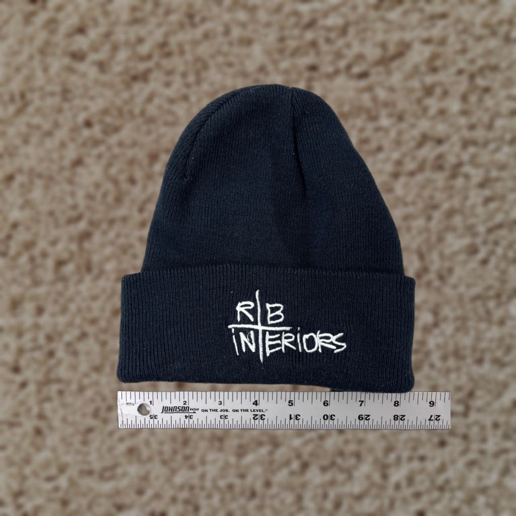 Port & Company R B Interiors Beanie Toque Adult One Size Blue Knit 100% Acrylic Furniture Store Size ONE SIZE - 1 Thumbnail
