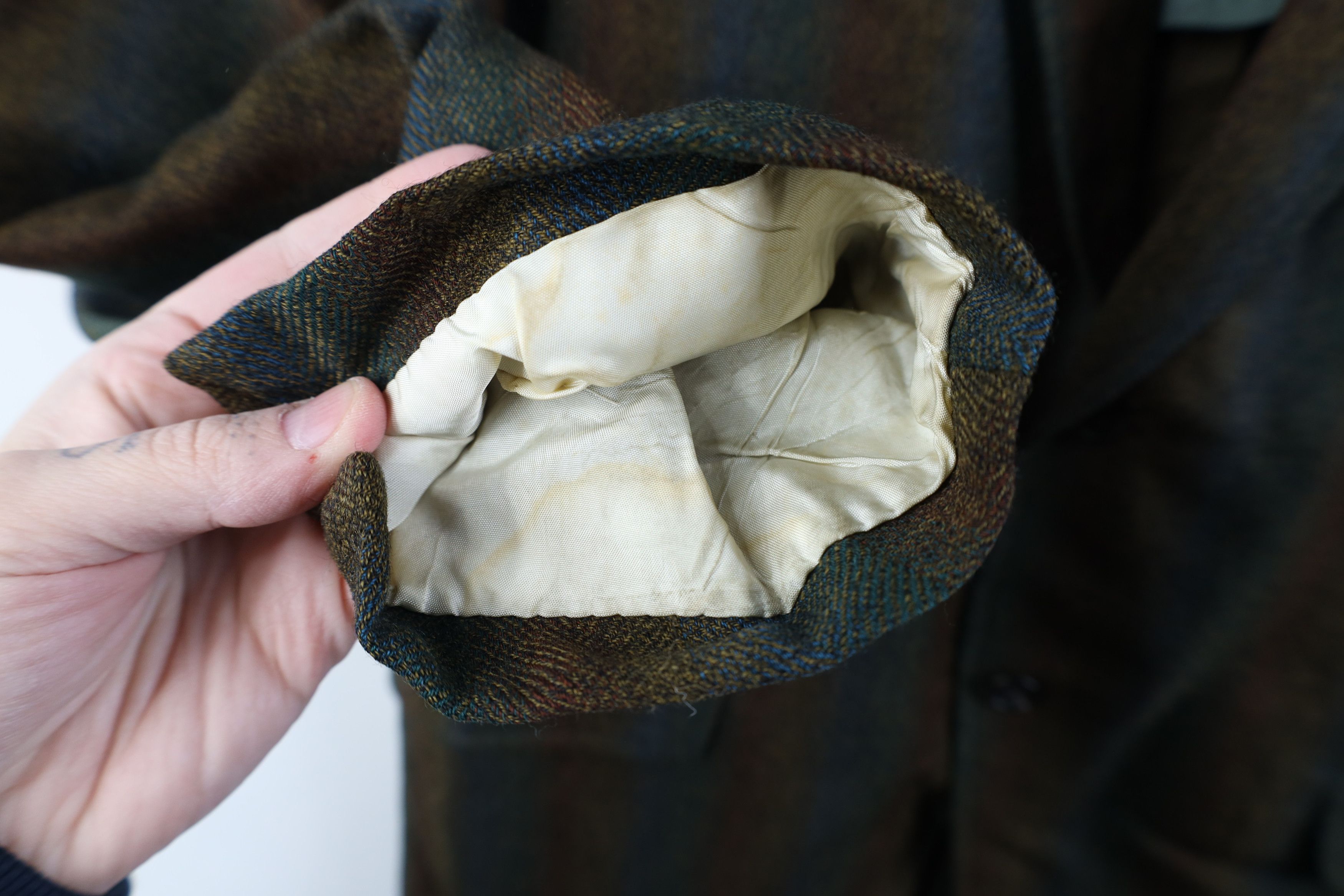 Vintage Vintage 50s Streetwear Striped Wool Blazer Suit Jacket USA Size US L / EU 52-54 / 3 - 5 Thumbnail