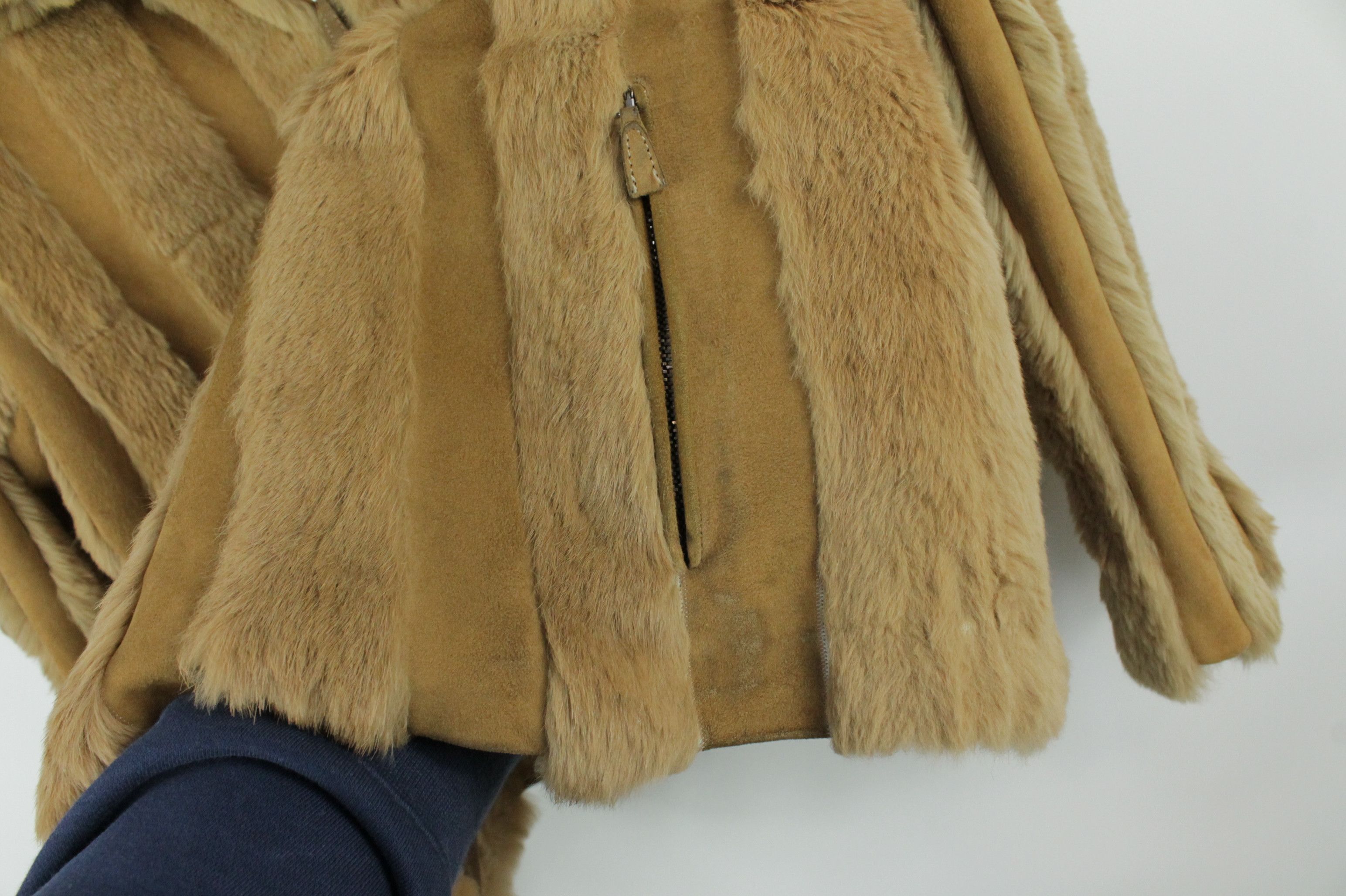 Blumarine Vintage Blumarine Weasel Fur Coat Leather Jacket Size M / US 6-8 / IT 42-44 - 6 Thumbnail