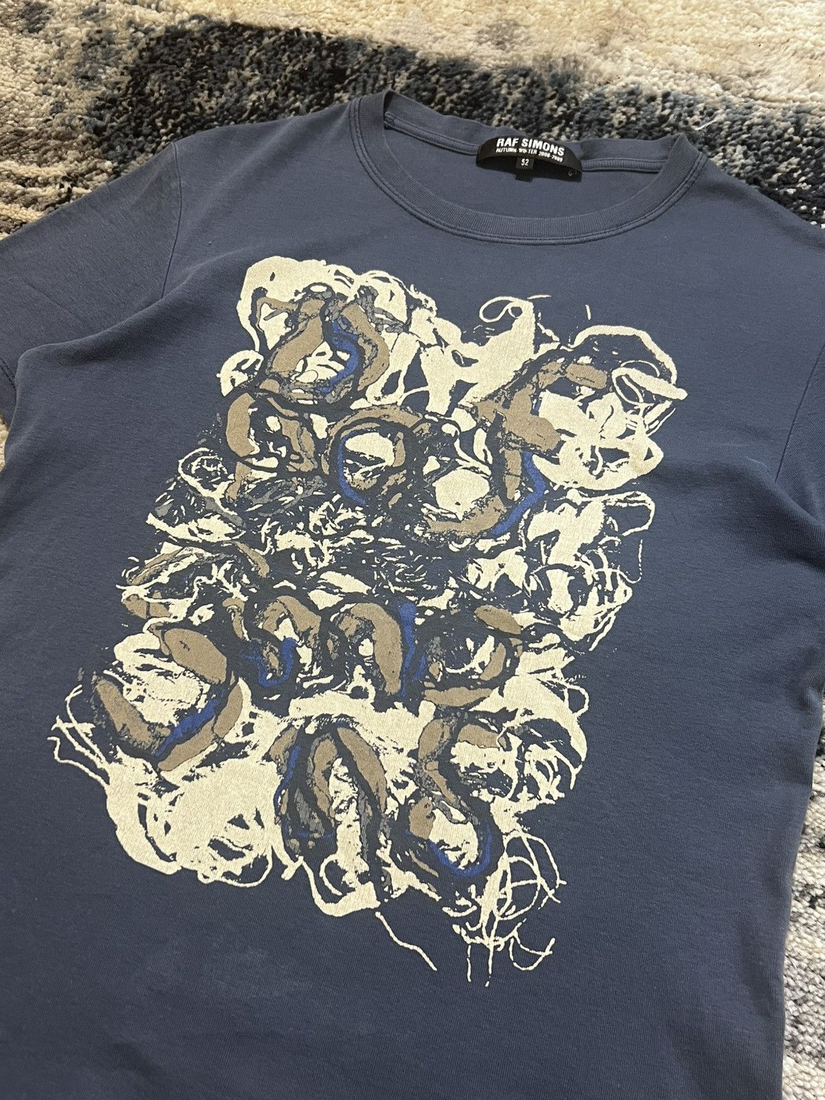 Raf Simons Raf Simons Autumn Winter AW08-09 Phoenix Fire Ouroboros Tee Size US S / EU 44-46 / 1 - 2 Thumbnail